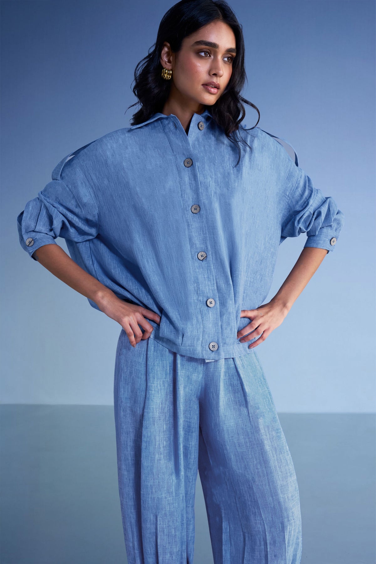 Box Pleated Shirt