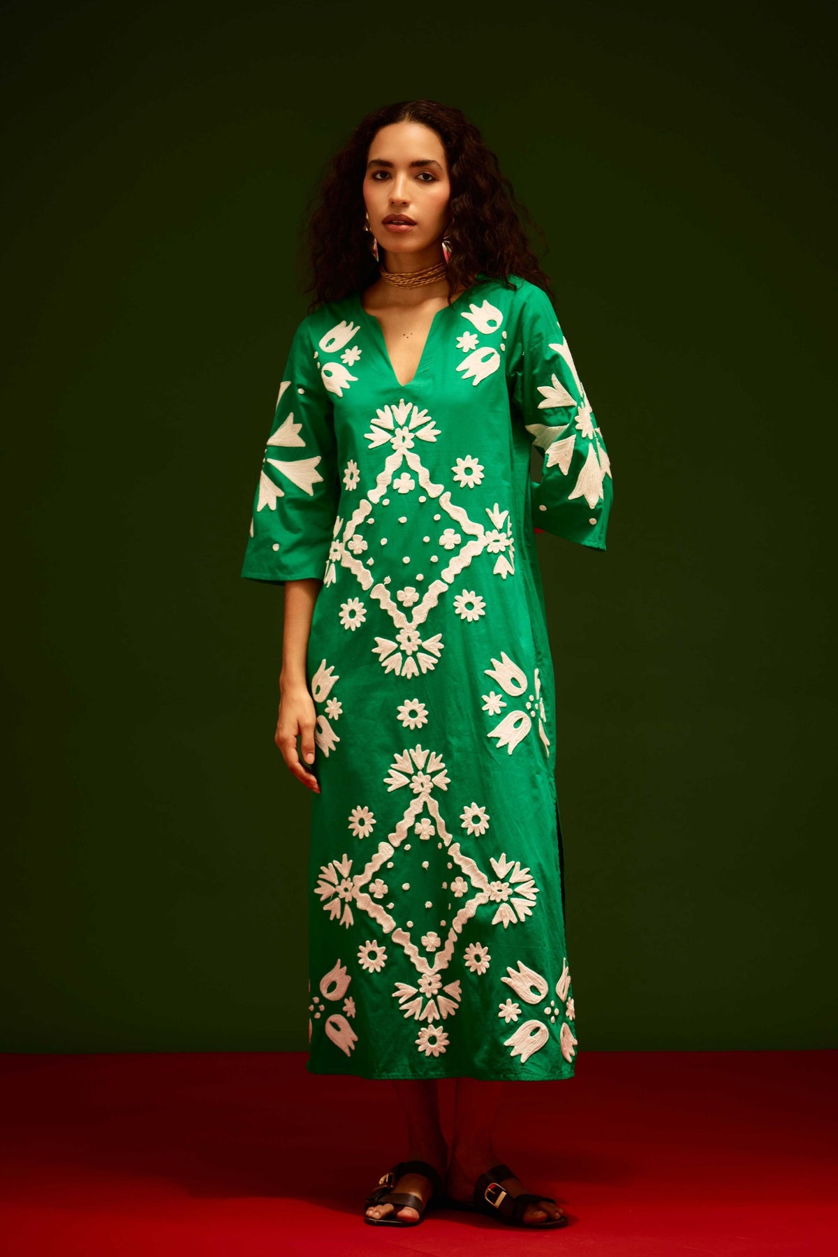 Avocado Green Maxi