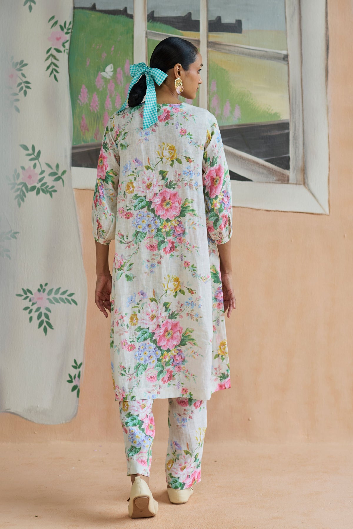 Sunbeam Long Kurta Set Linen