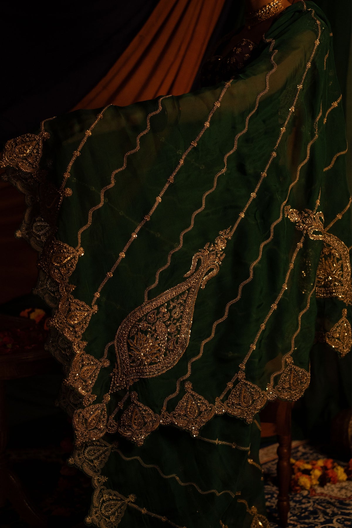 Mayur Rang Saree Set
