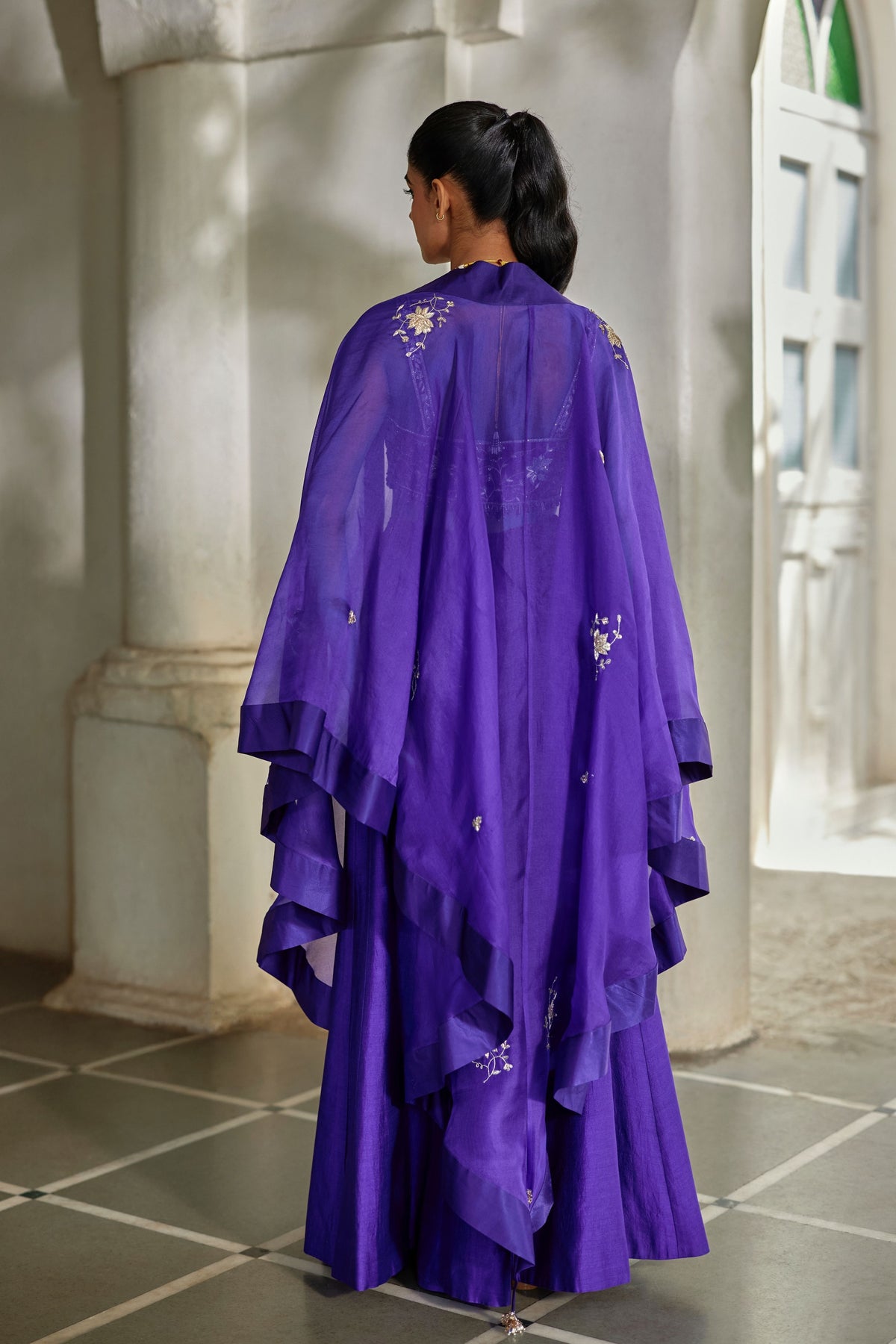 Zilu Cape Palazzo Set