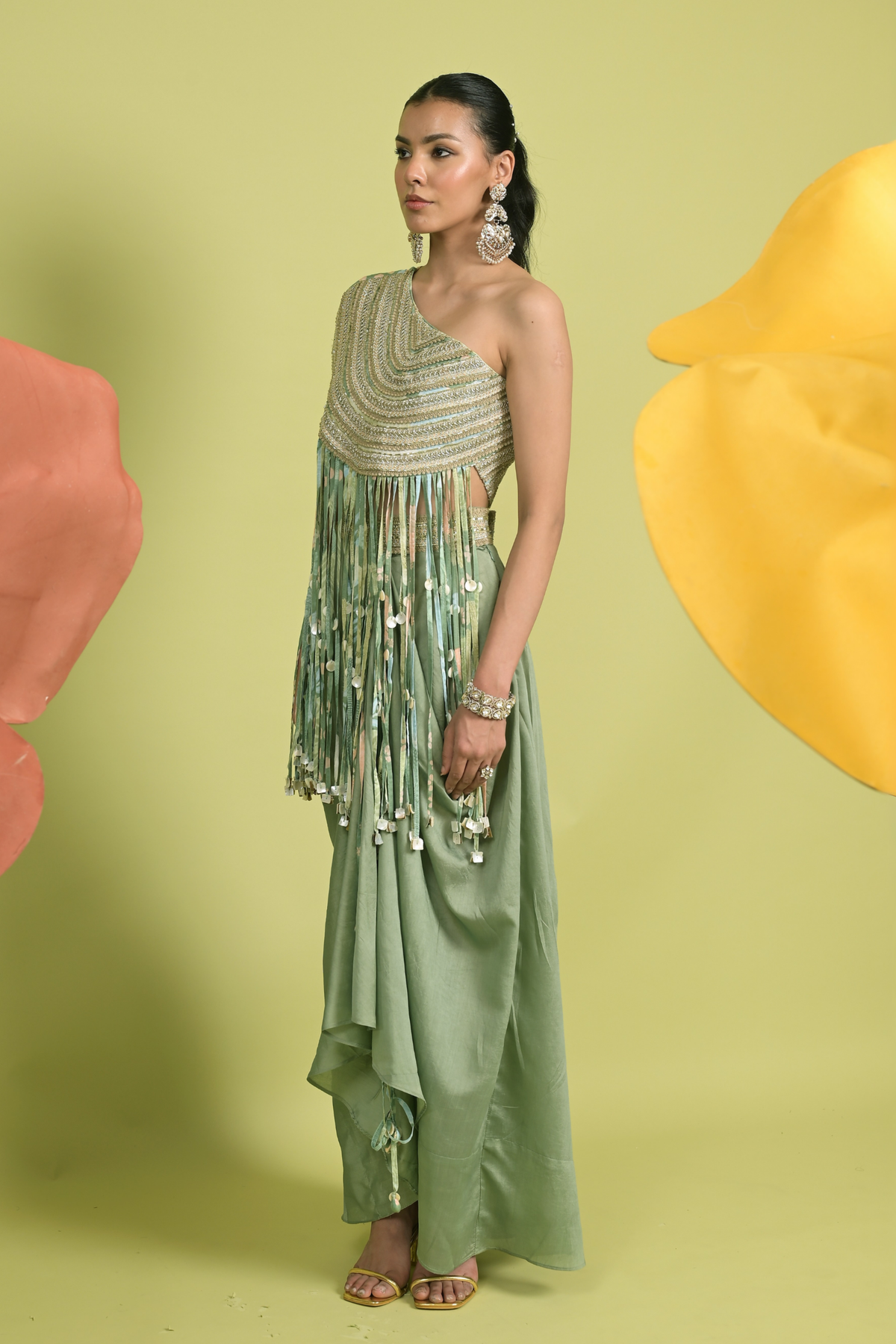Matcha Charm Cape Set