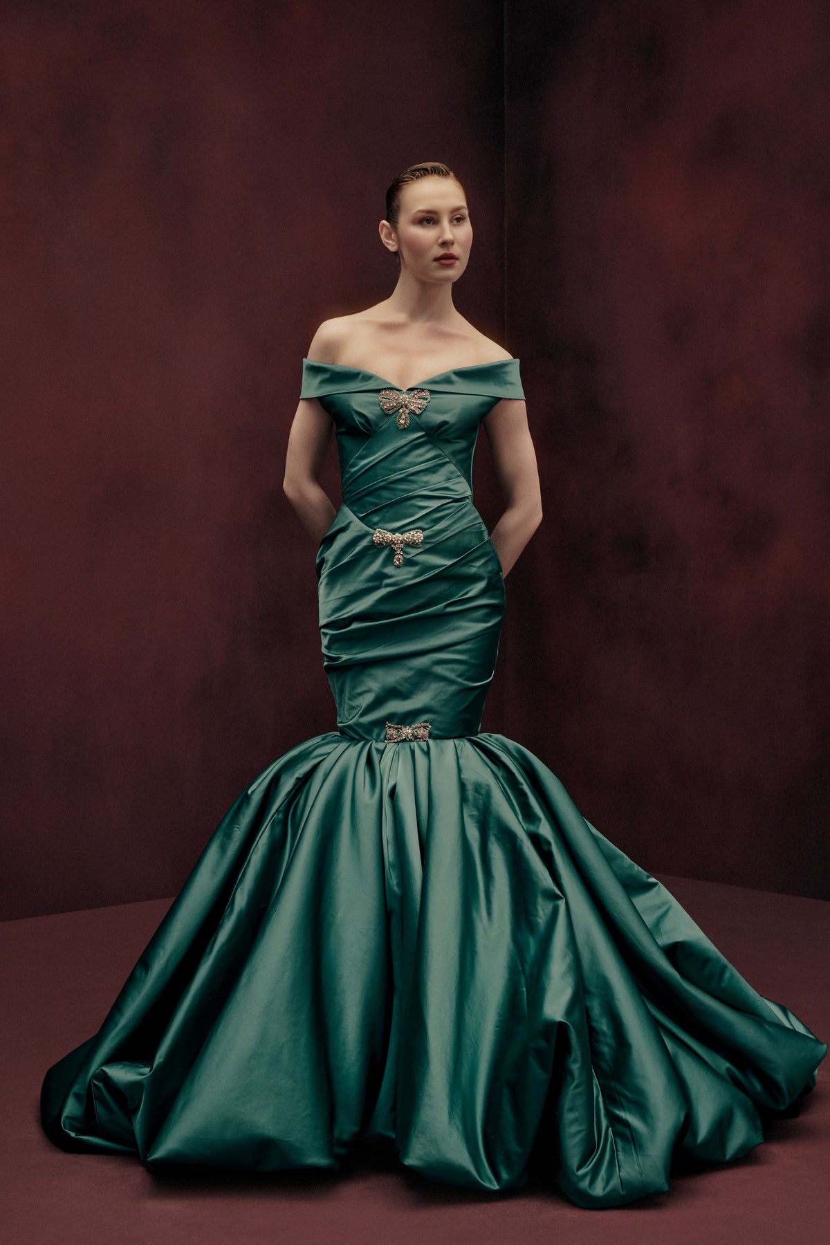 Off Shoulder Mermaid Gown