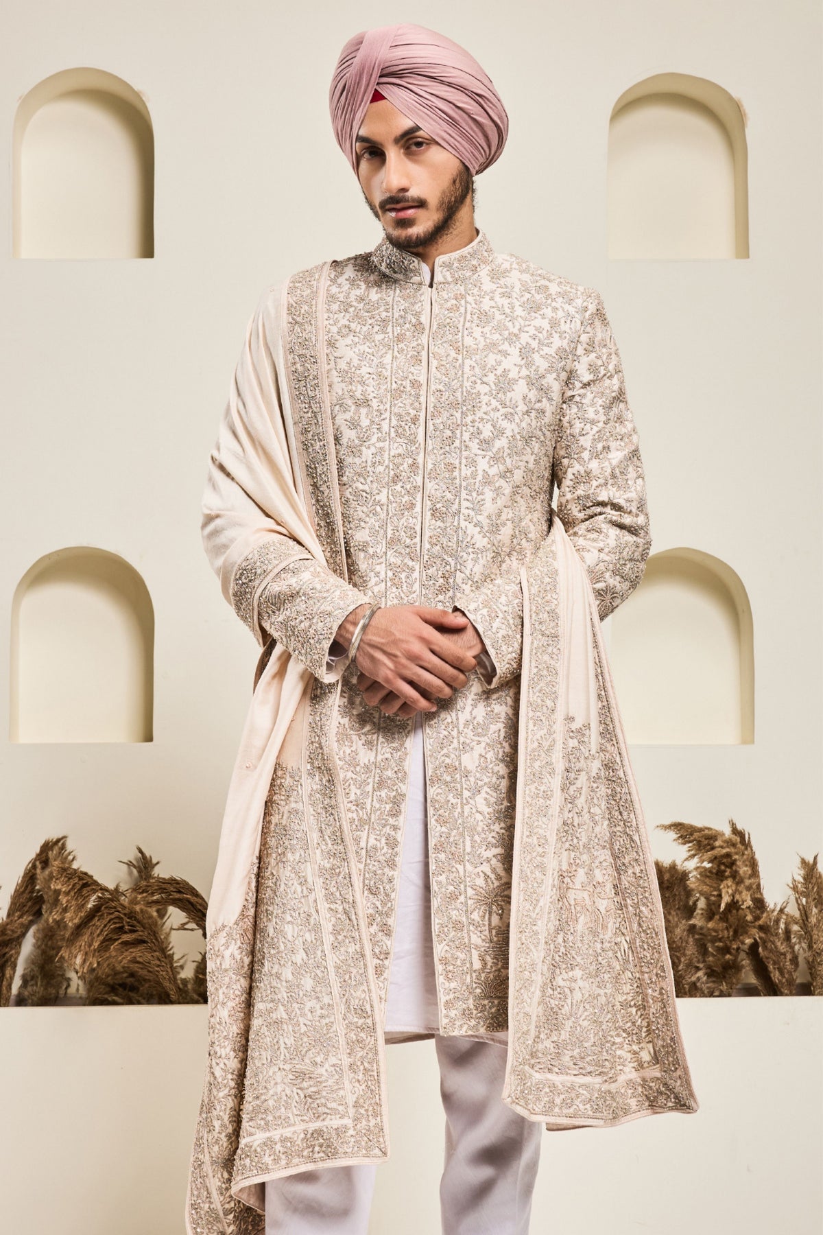 Pearl Spring Sherwani Set