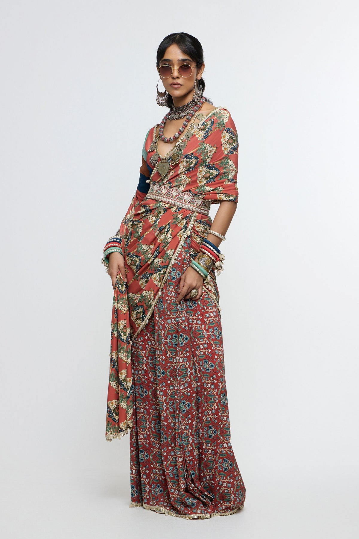 Amaira Drape Saree Set