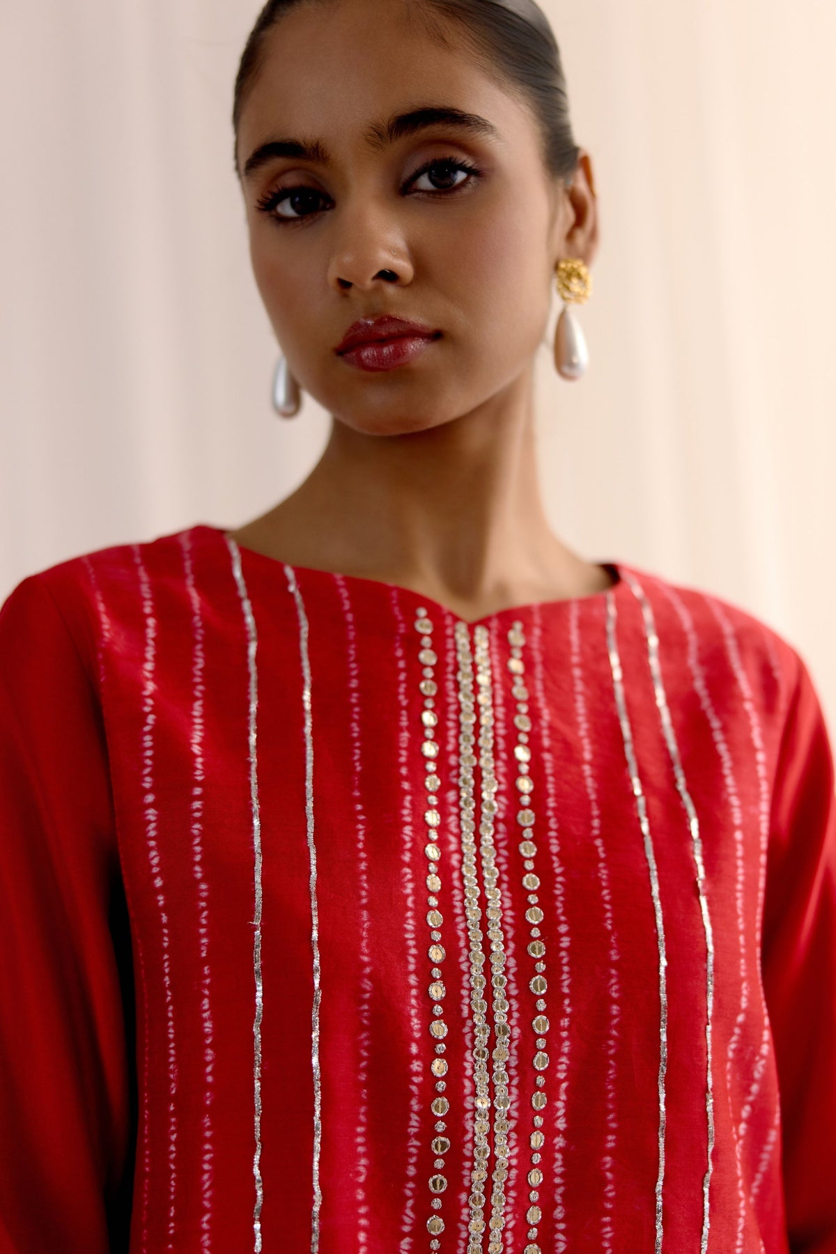 Rang-e-surkh Kurta Set
