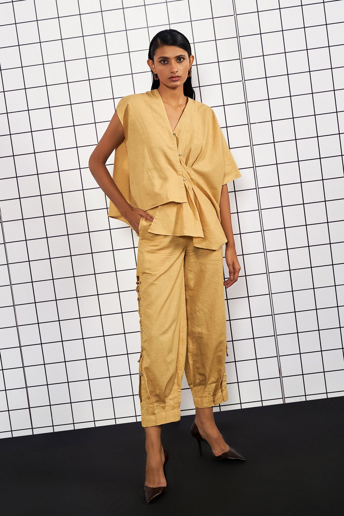 Lime Baggy Co-ord Set