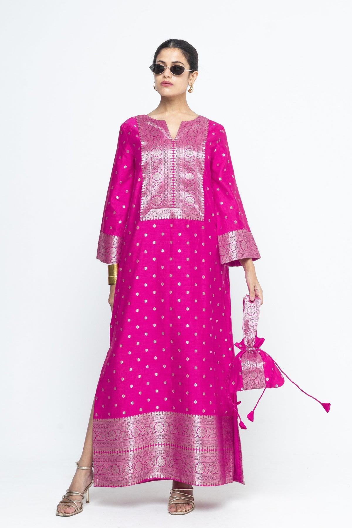 Nats Pink Statement Kaftan