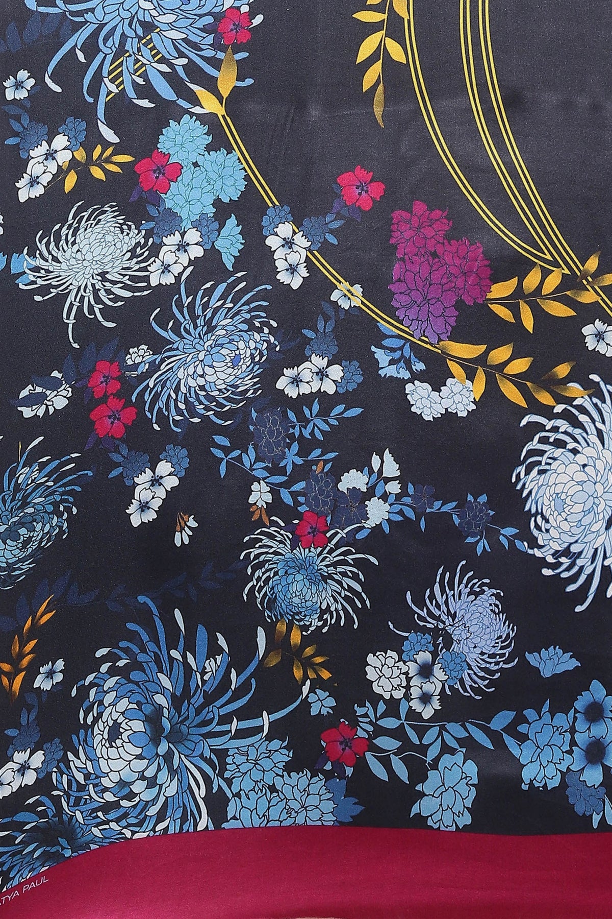 The Blue Ink Fiction Saree