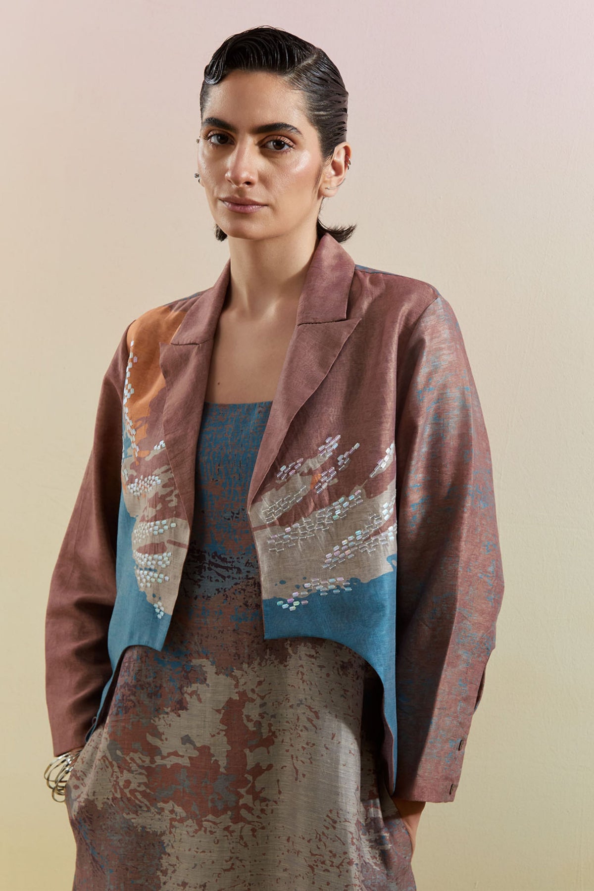 Asymmetrical Jacket & Dress