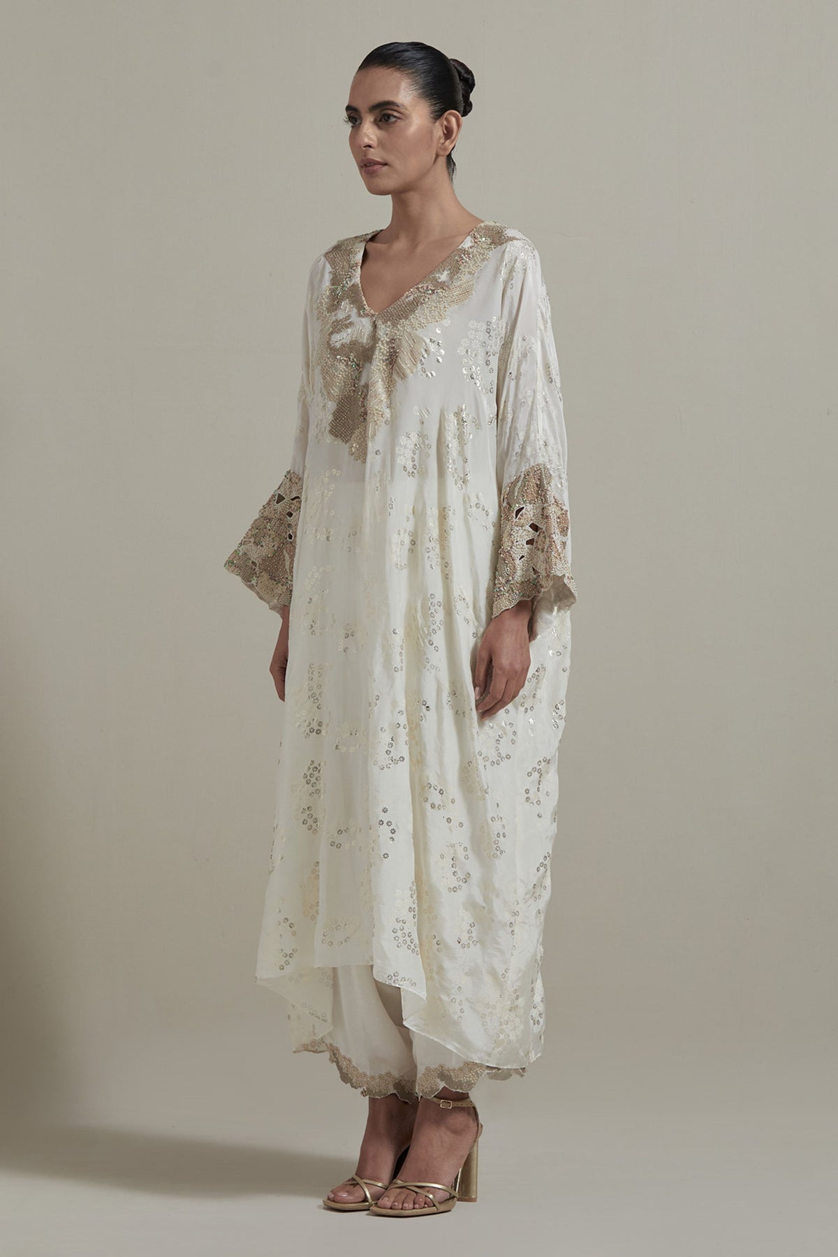 Ivory Kaftan Set