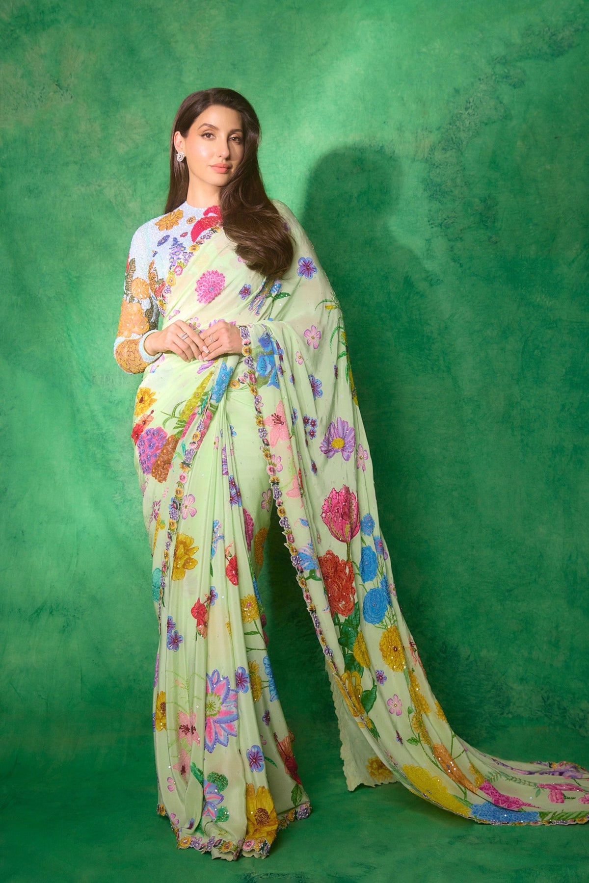 Nora Fatehi in Rahul Mishra