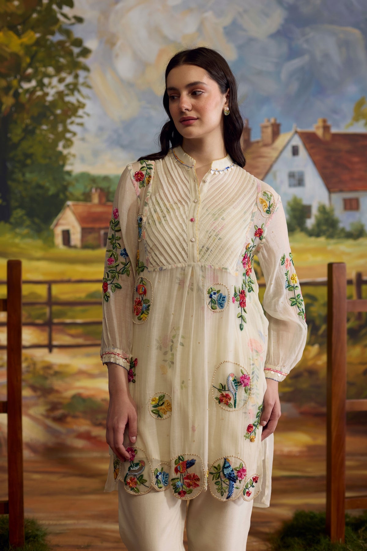 Lumina Embroidered Kurta