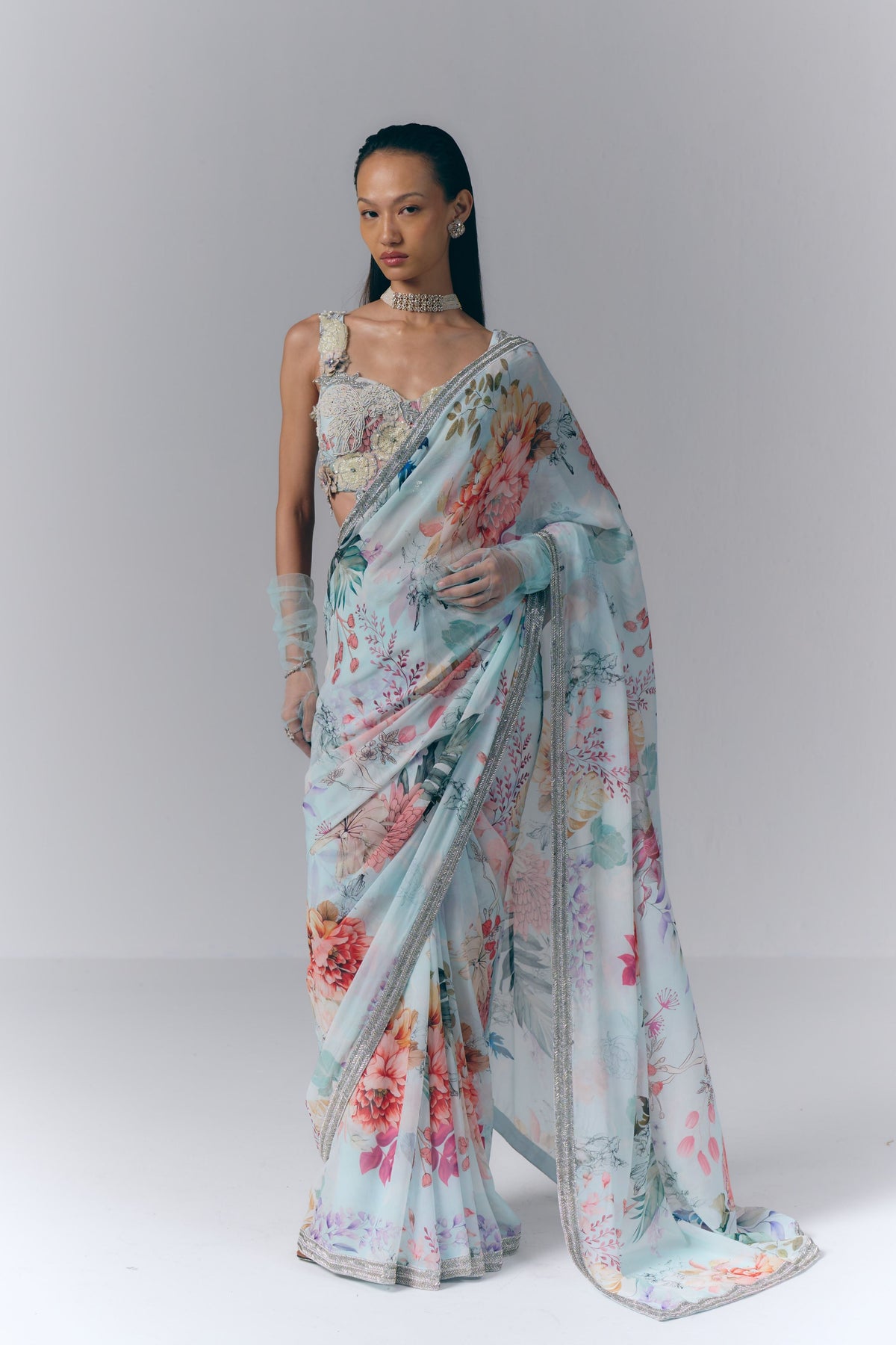 Ethereal Bloom Saree