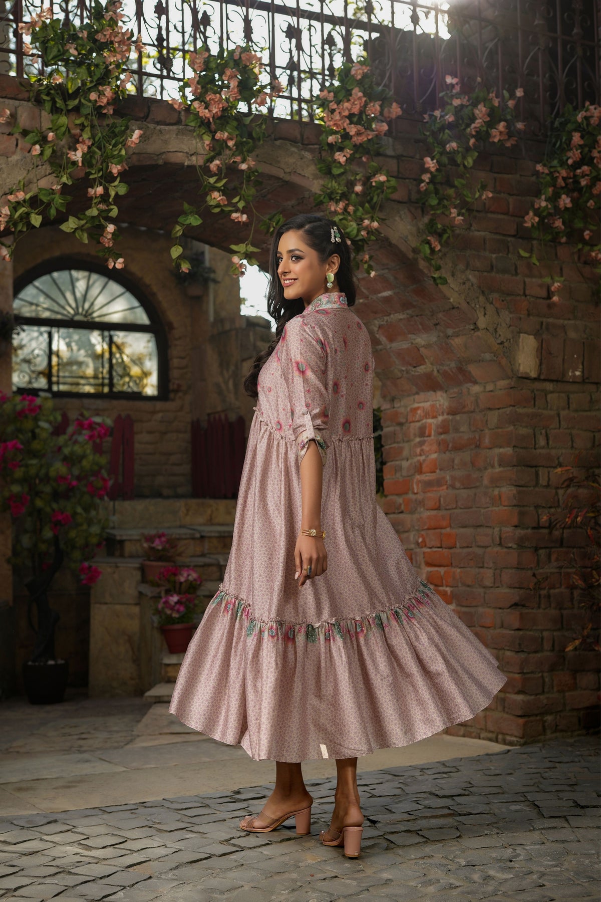 Mughal Dress in Ivory