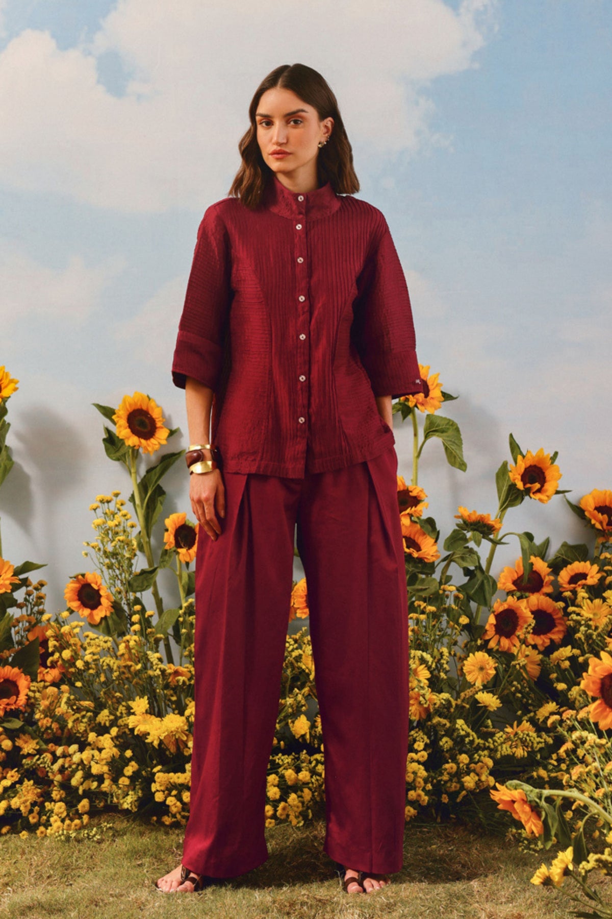 Box Pleat Palazzos