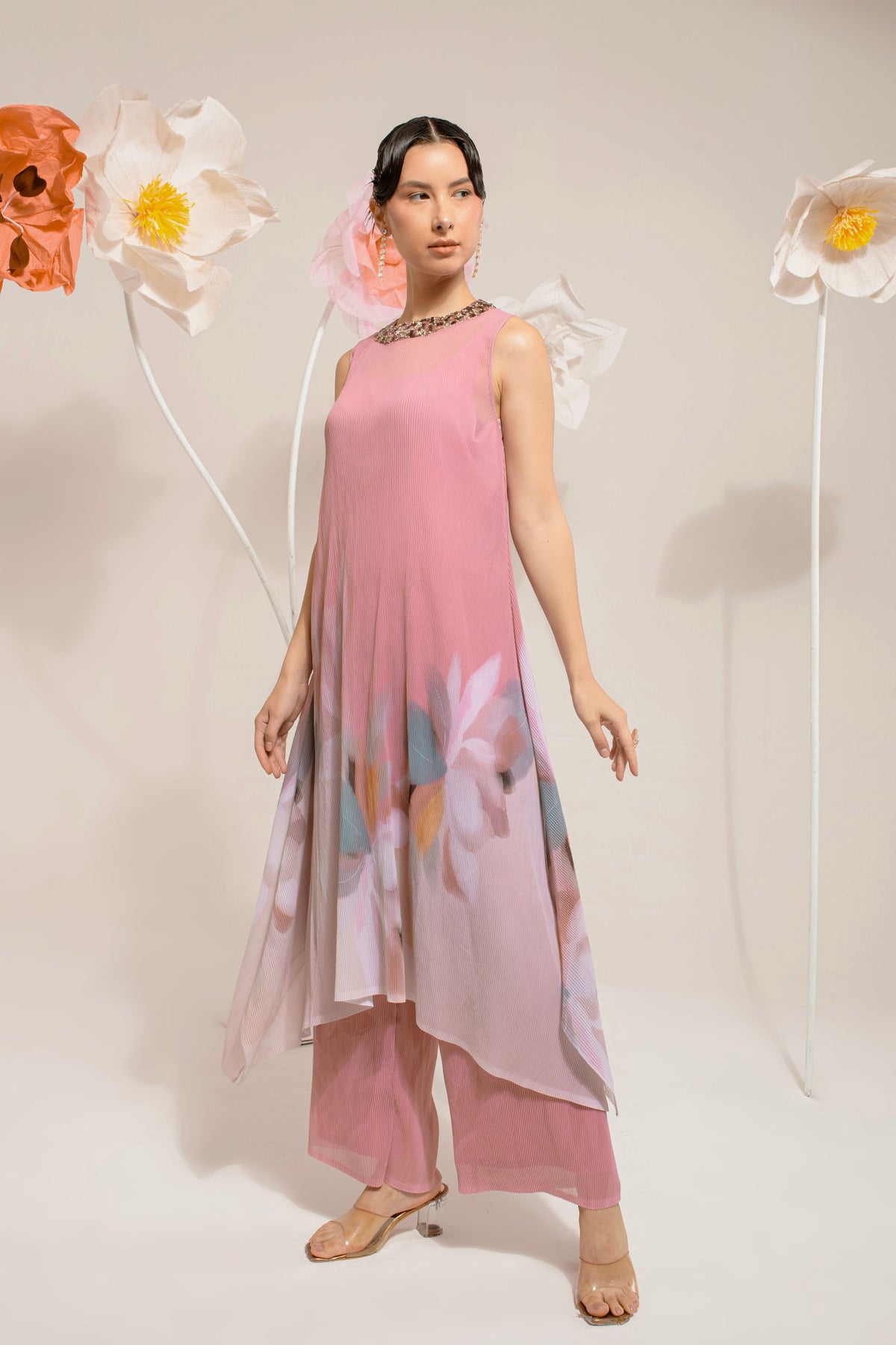 Prench Pink Tunic set