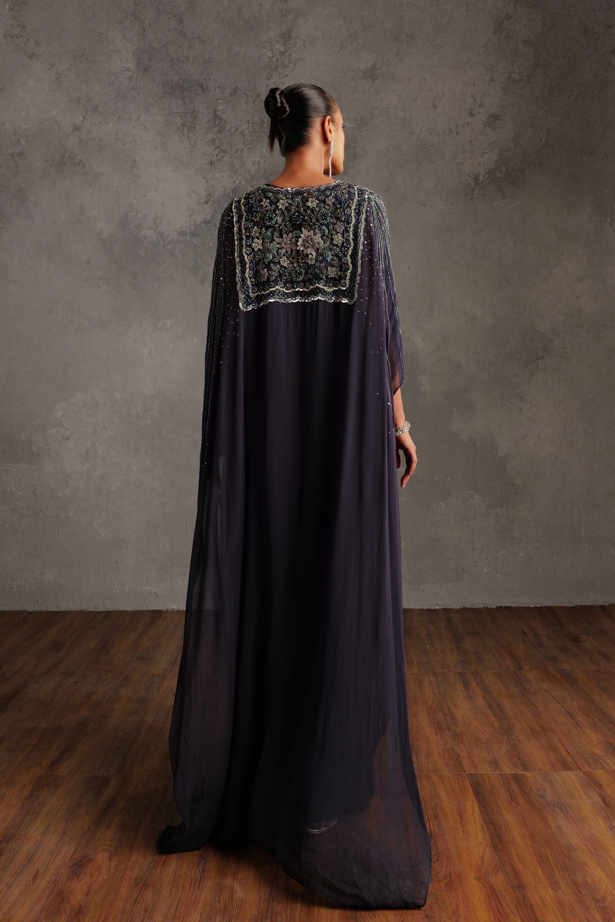 Silvia Dress In Navy Blue