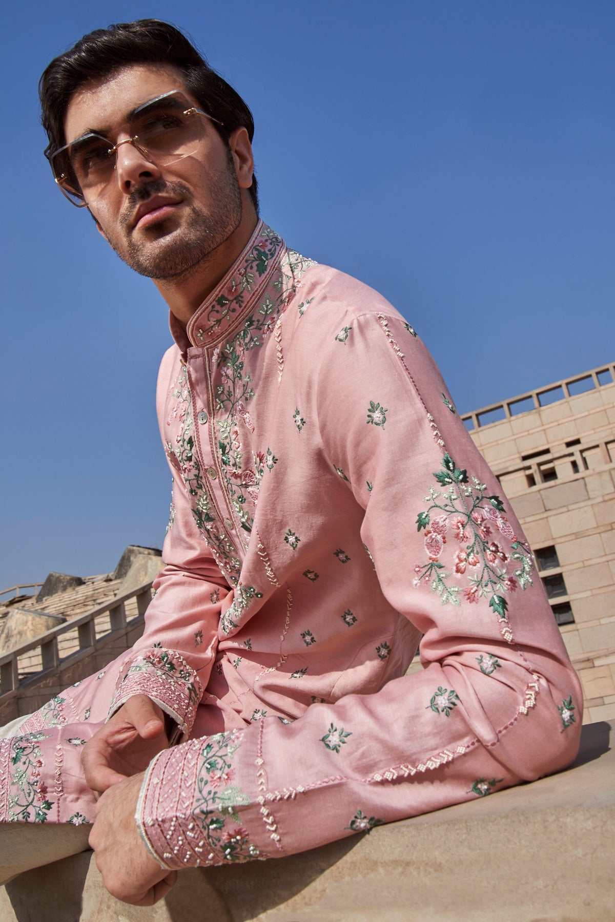 Soft Pink Tutty Fruity Kurta