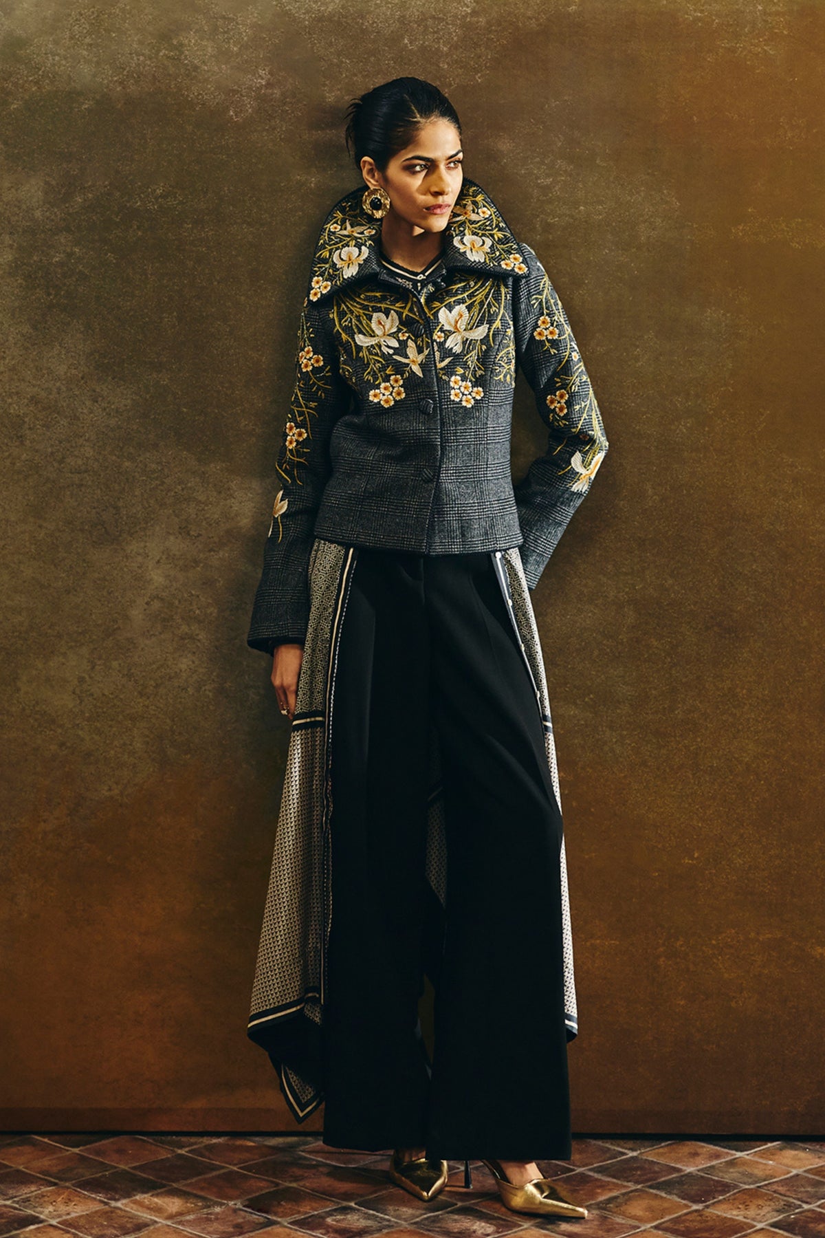 Rheia Grey Flannel Jacket