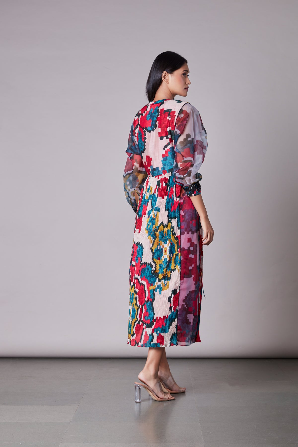 Swiggle print kurta dress