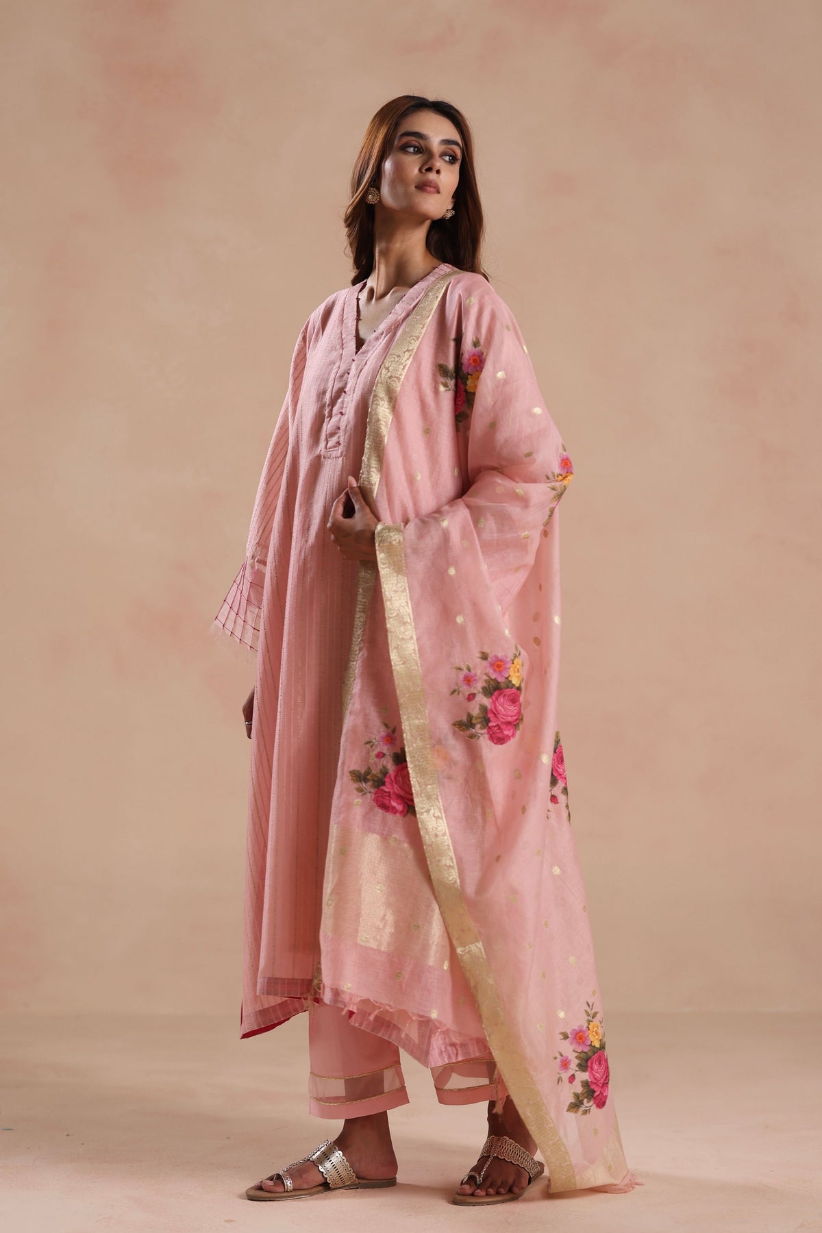 Sidra Pink Kurta Set