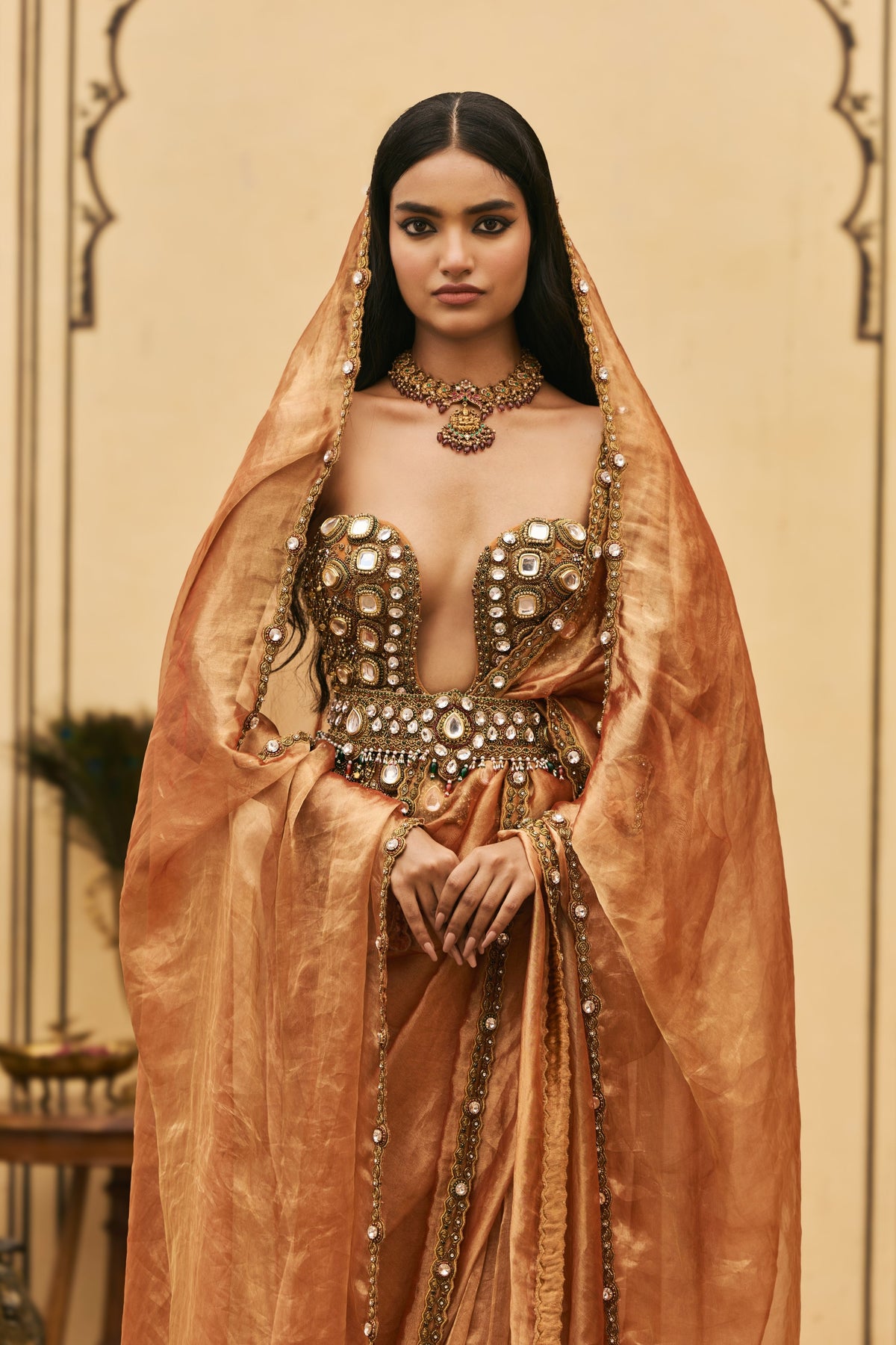 Kesariya Saree Set