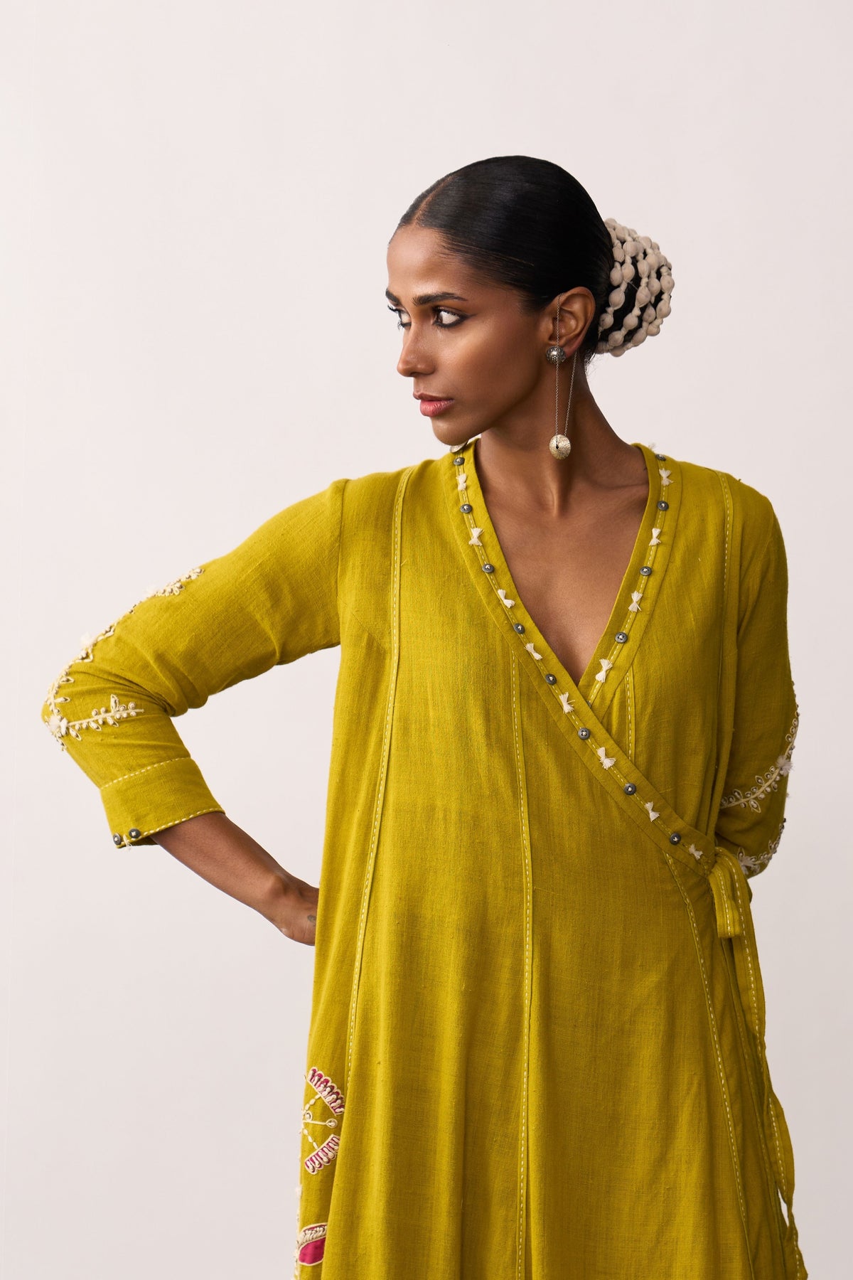 Hansa Yellow Kurta With Pants