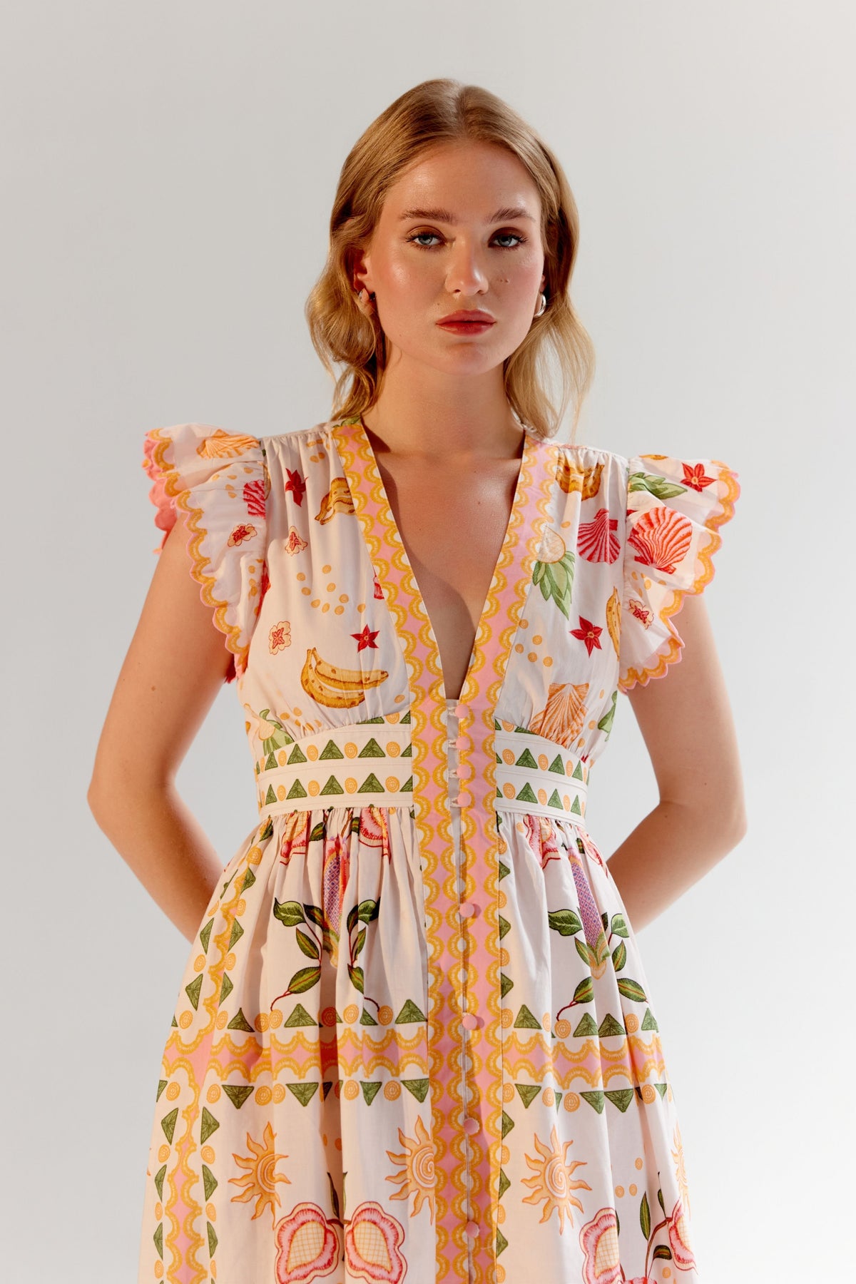Seashell Ecru Estella Maxi Dress