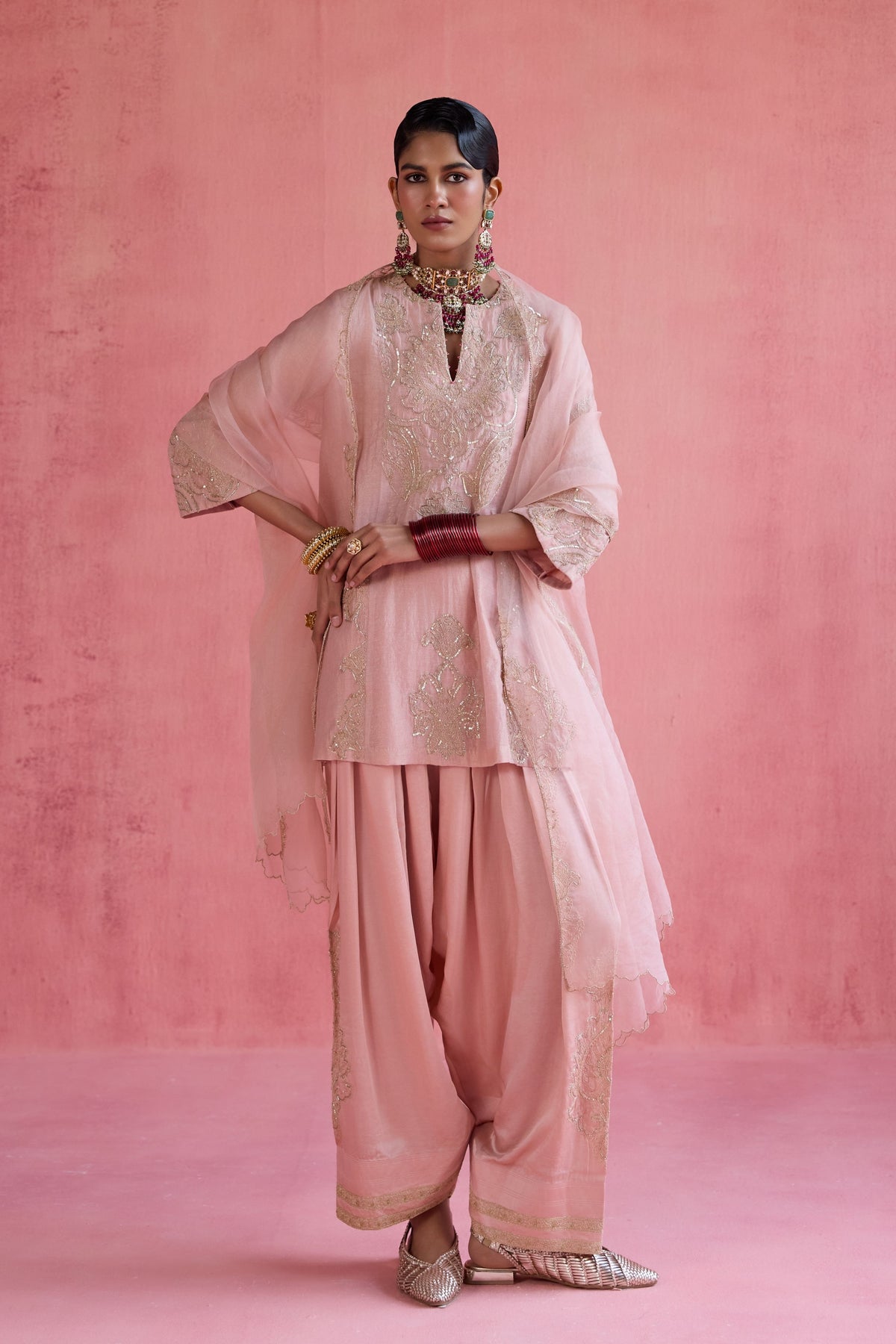 Inaya Pink Kurta Set