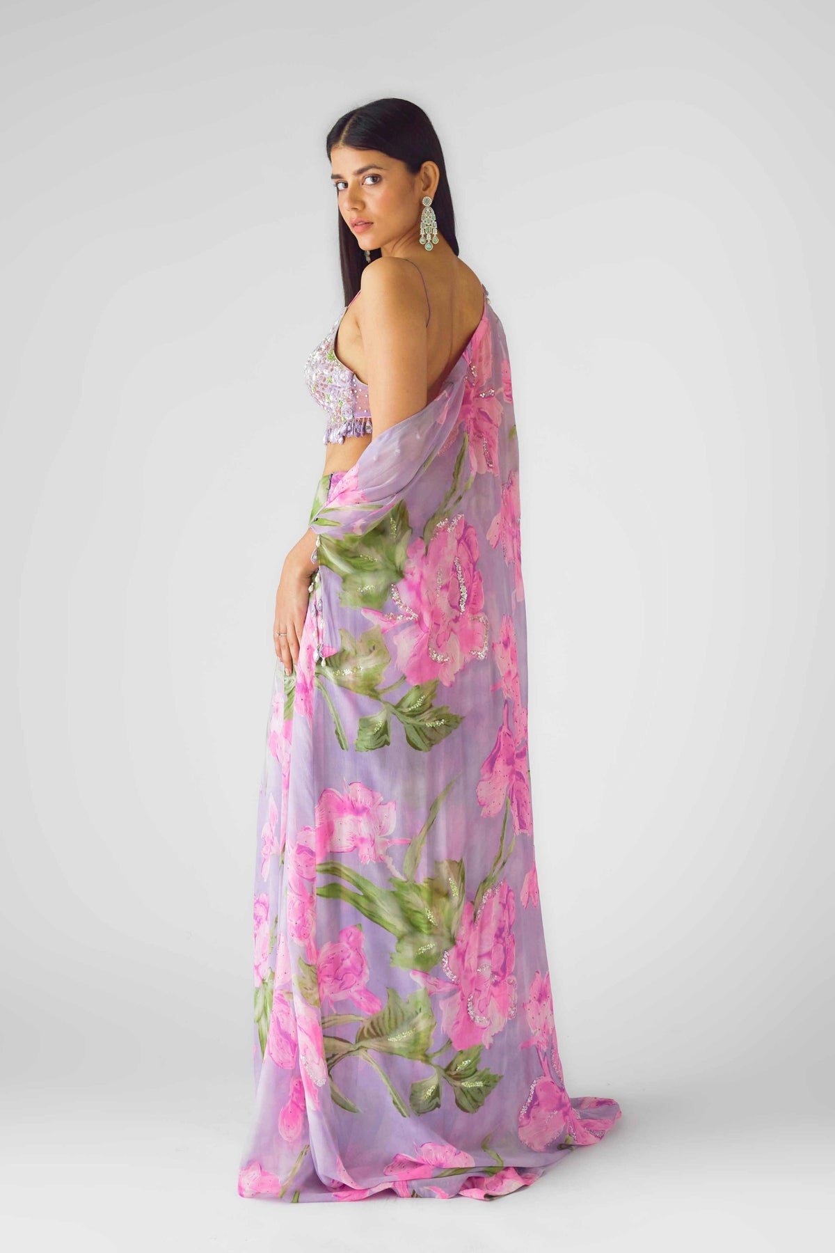 The Mystical Lilacs Cape Set