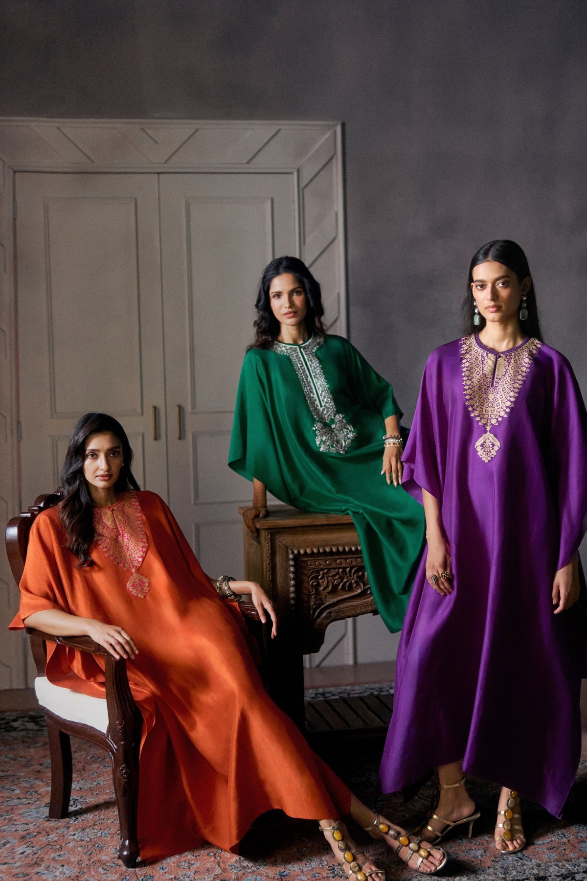 Banaras Patch Kaftan