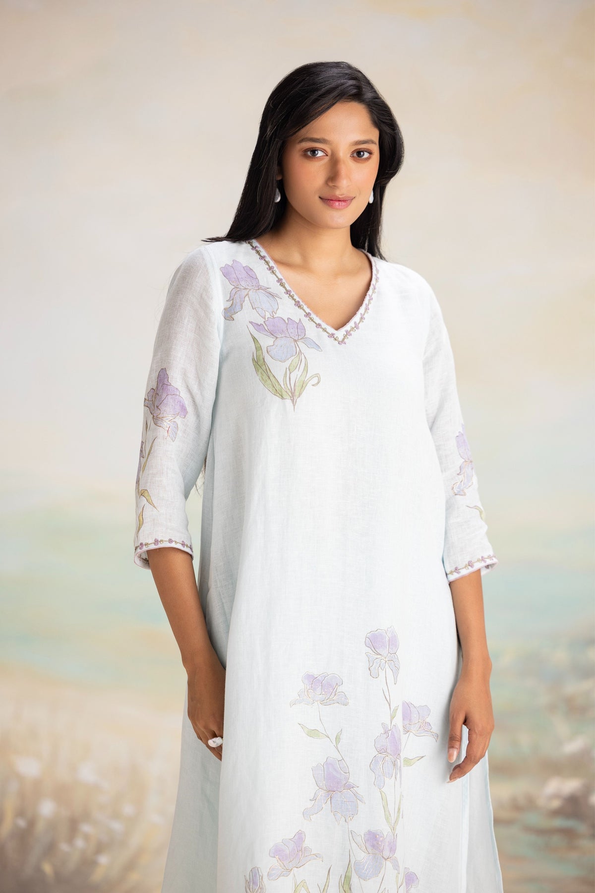 Iris Powder Blue Kurta Set