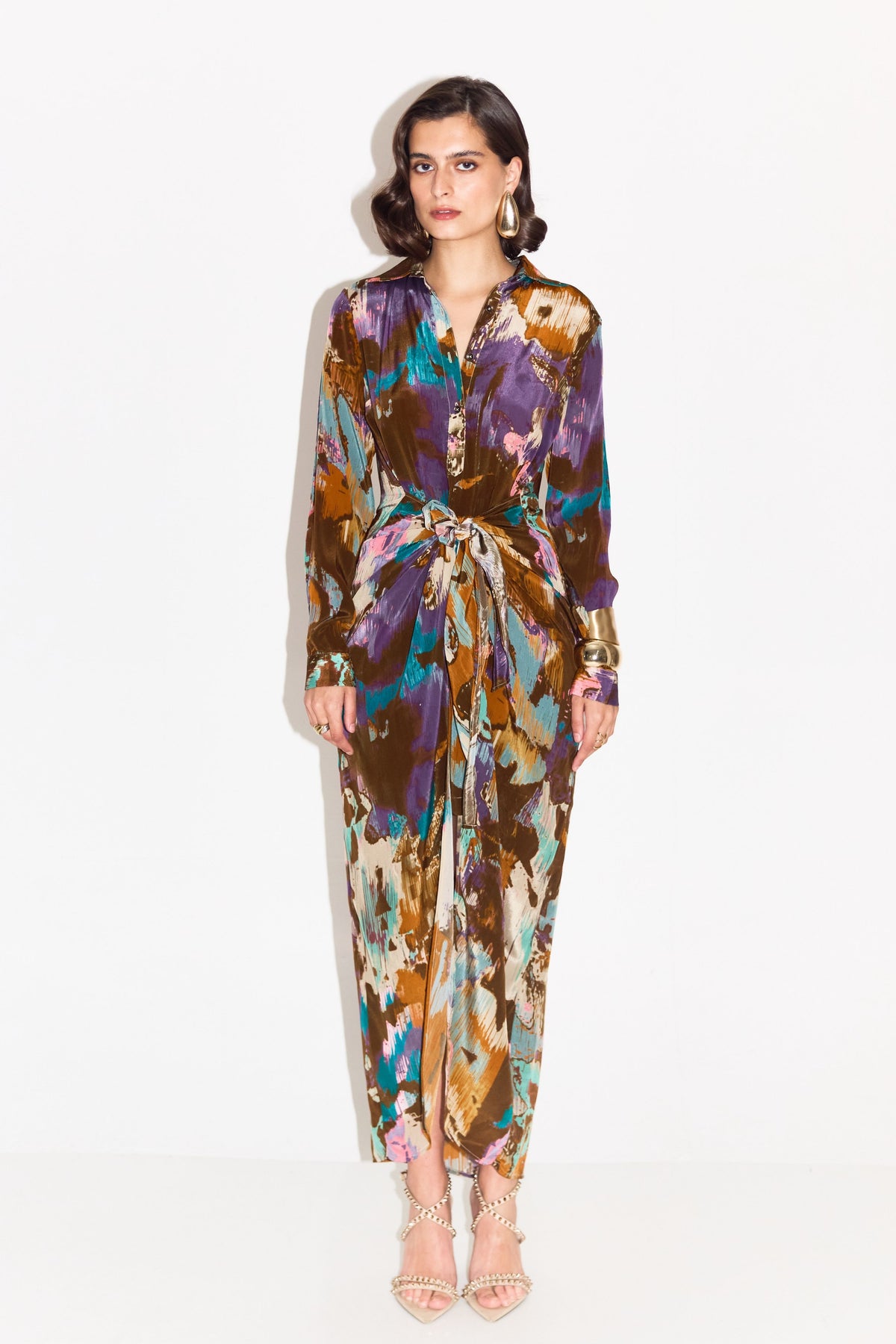 Opal Printed Layered Dress