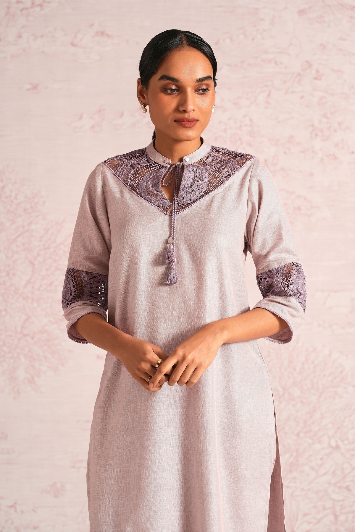 Summer Mauve Kurta Set