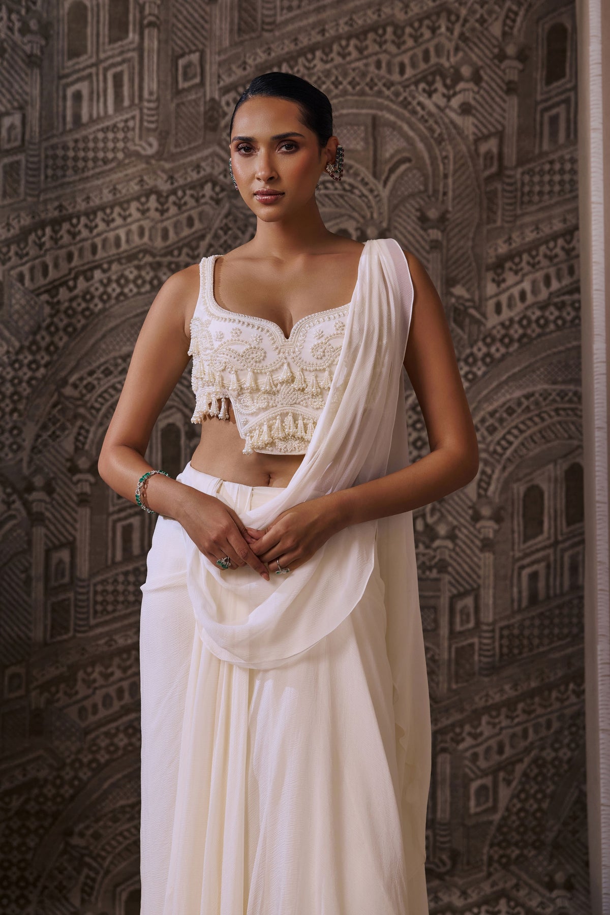 Classic Drape Saree Set