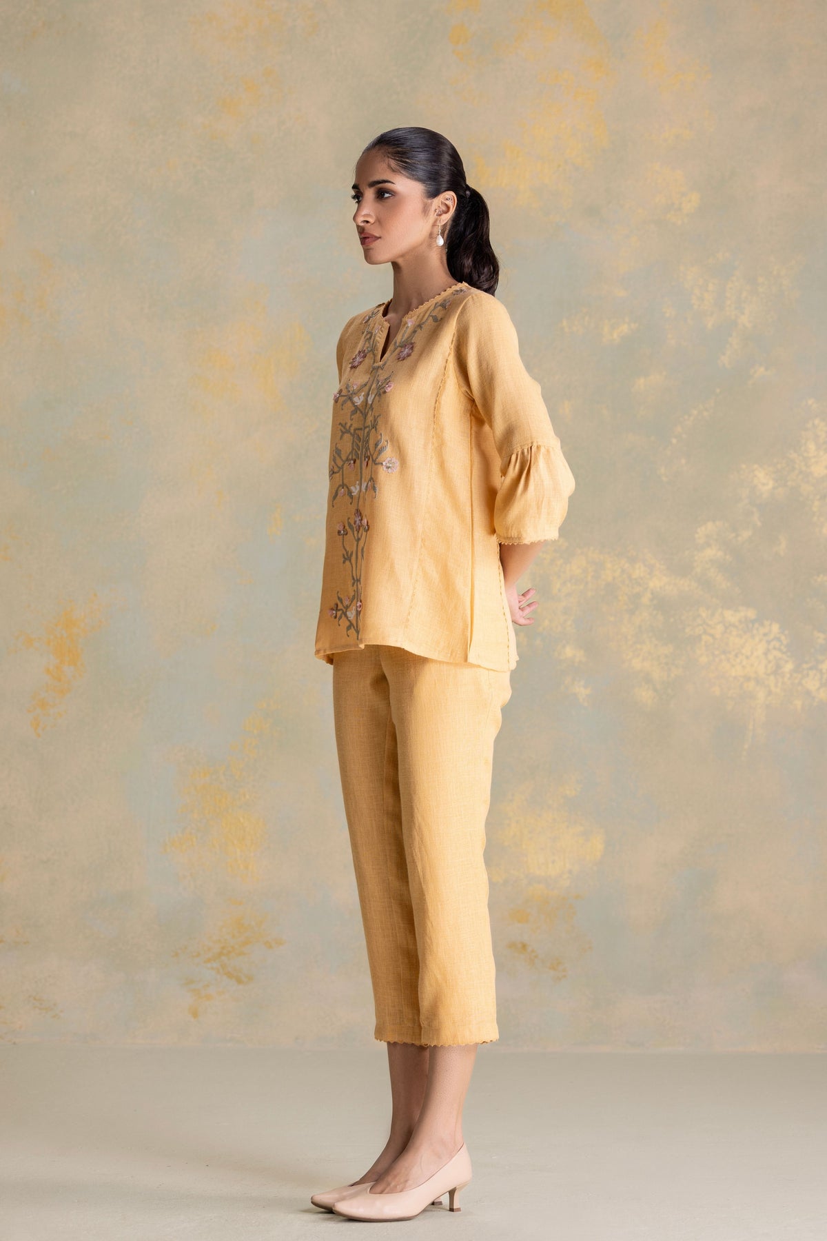 Candlelit Cashew Nirva Co-ord Set