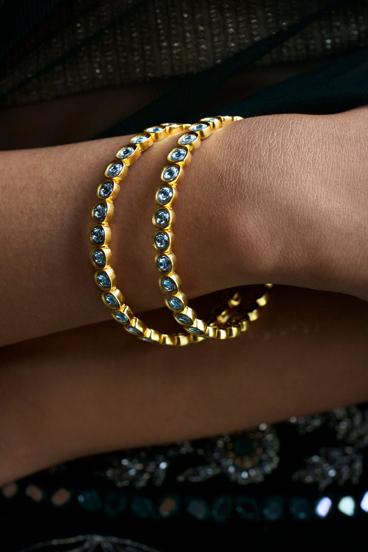 Pakeezah Kundan Bangle