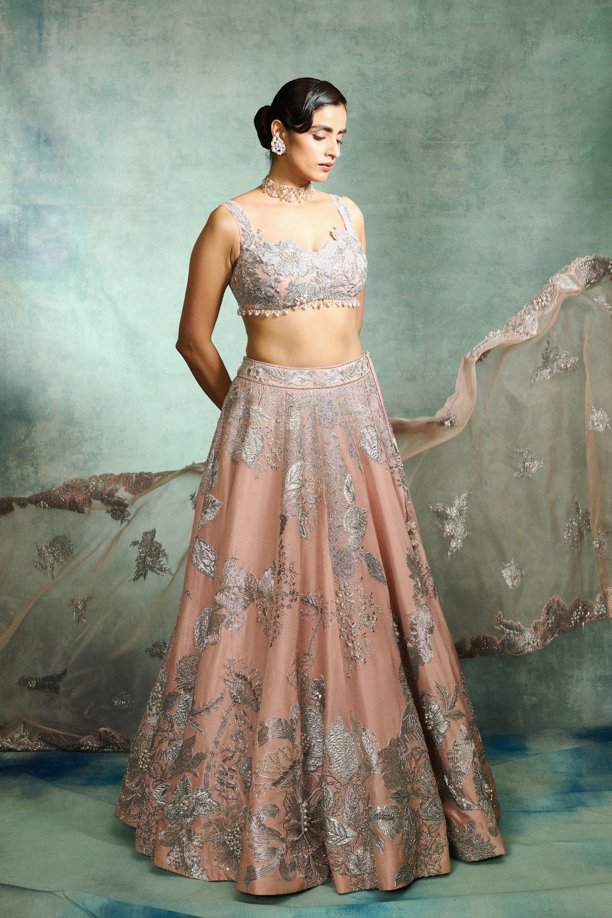 Moonlit Bloom Lehenga Set