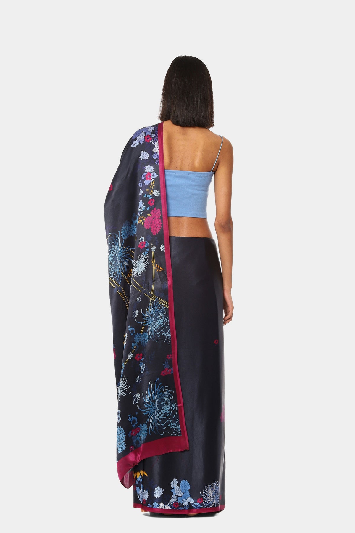 The Blue Ink Fiction Saree