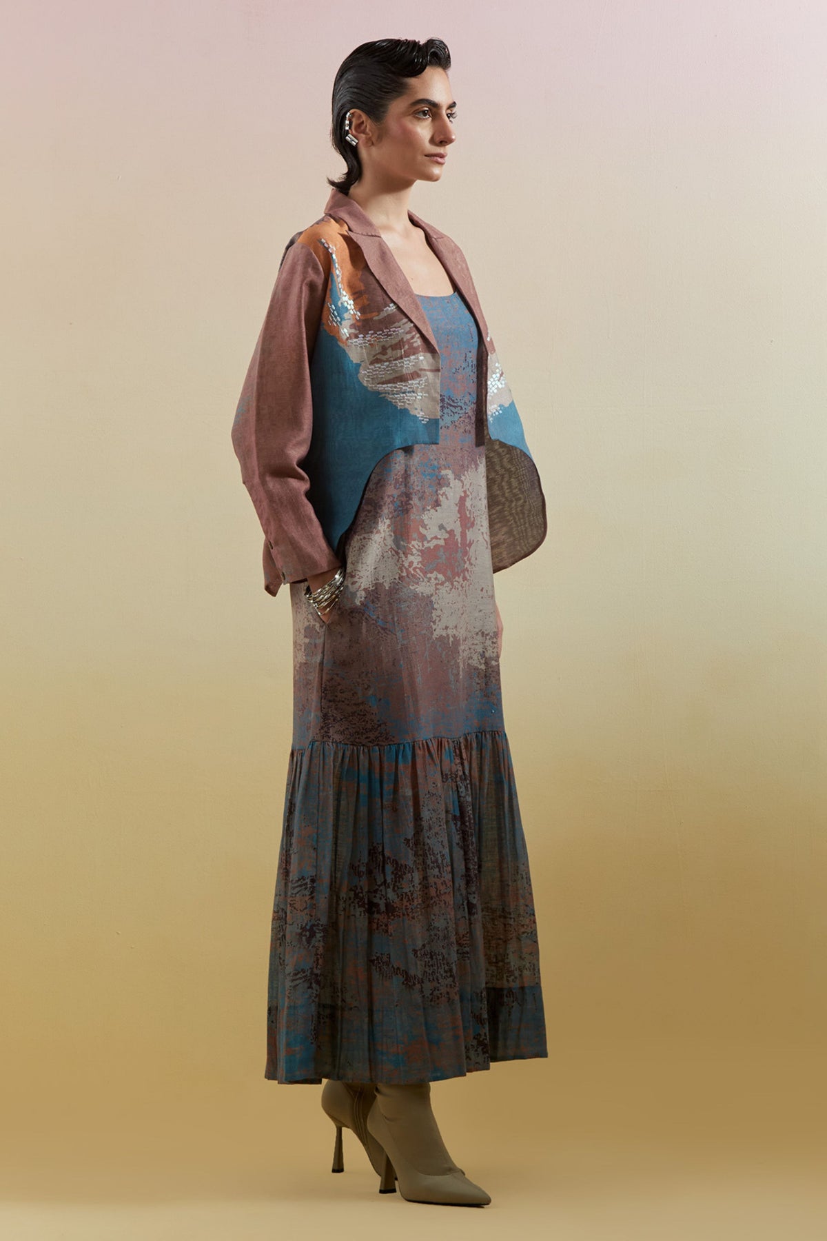 Asymmetrical Jacket & Dress
