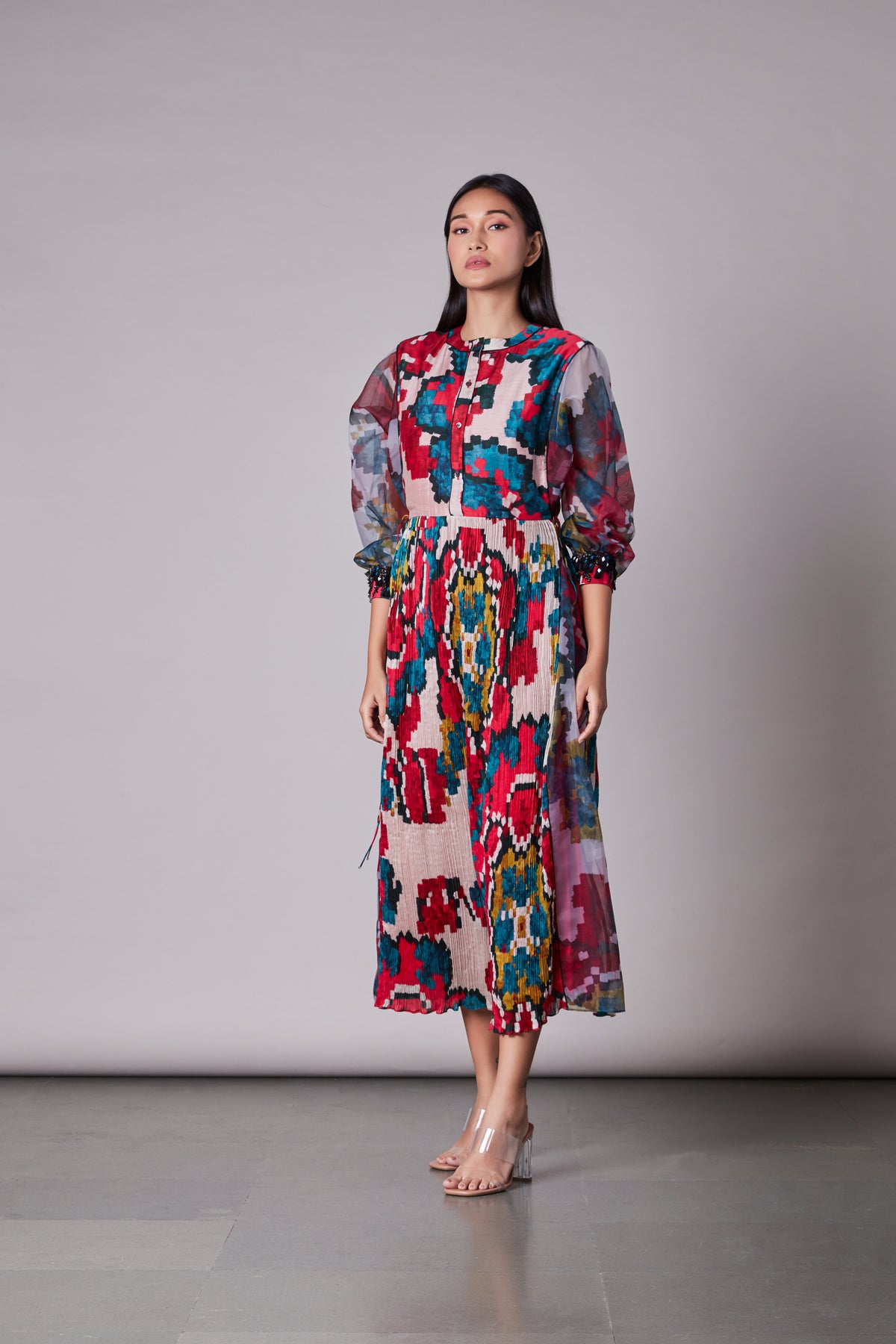 Swiggle print kurta dress