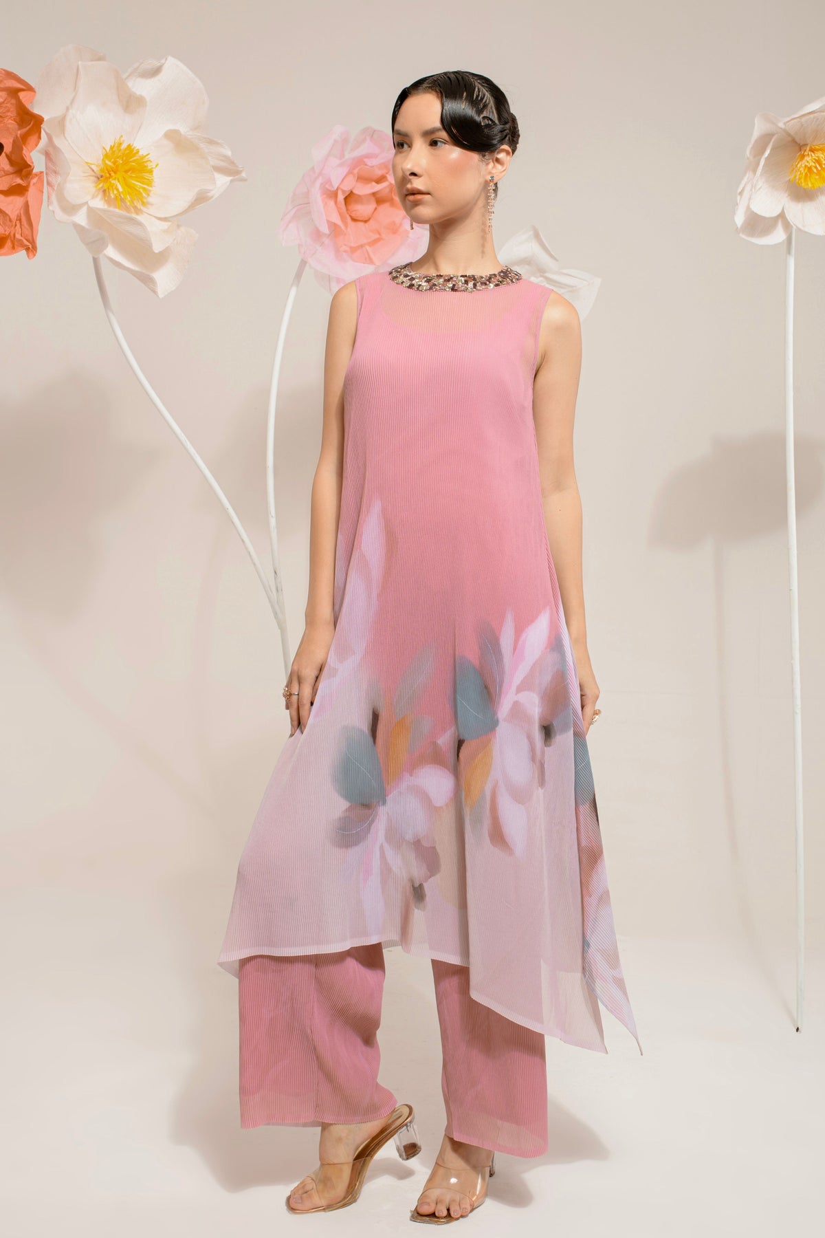 Prench Pink Tunic set