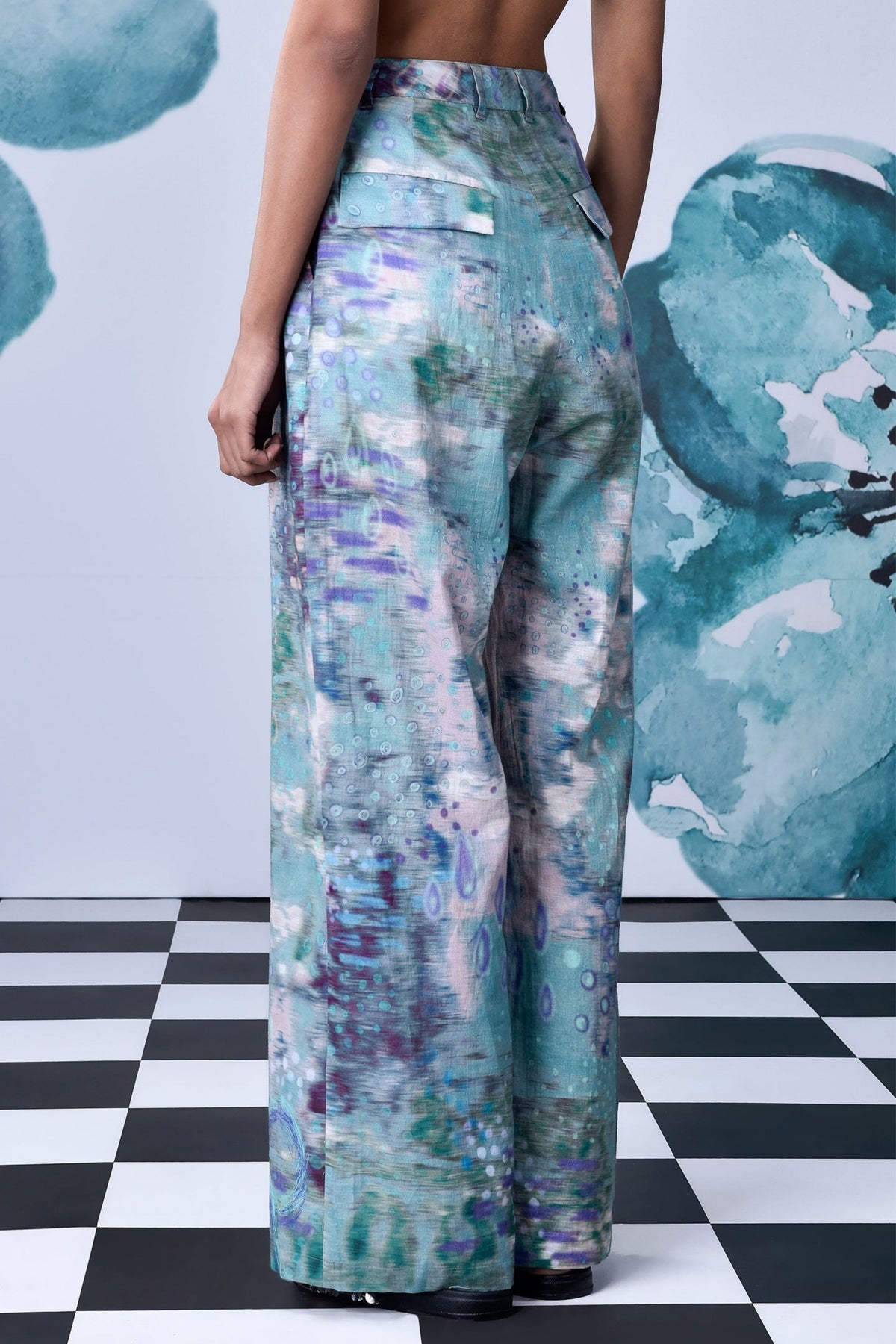 Pool of Tear Trouser Nile Green