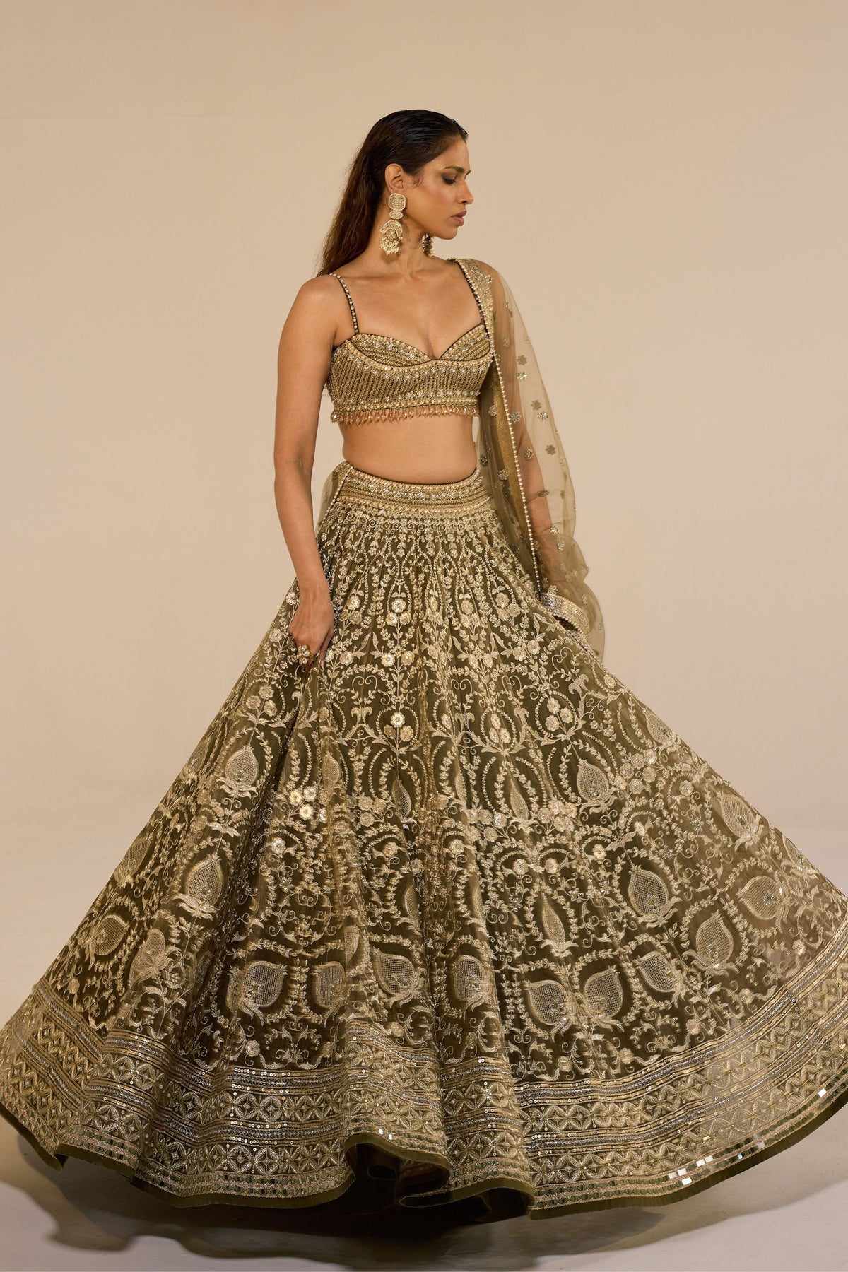 Basil Lehenga Set