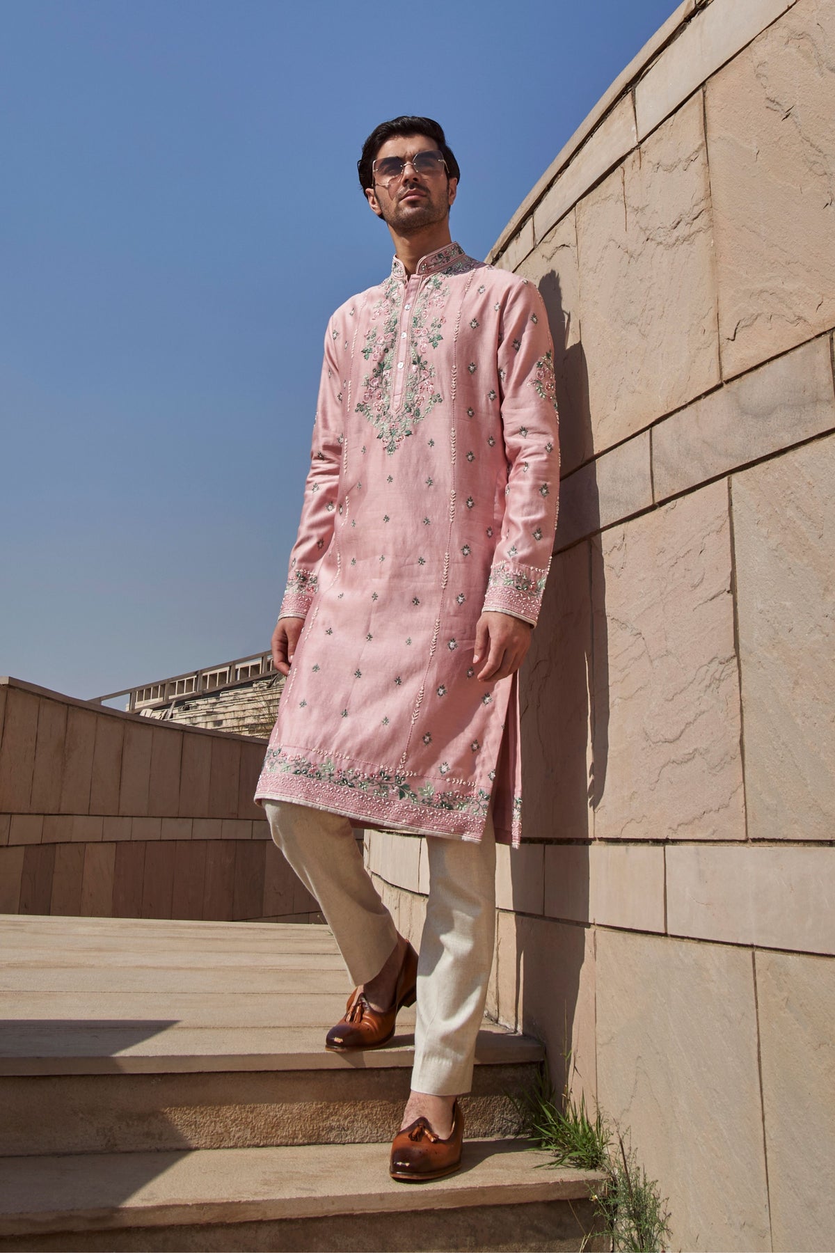 Soft Pink Tutty Fruity Kurta