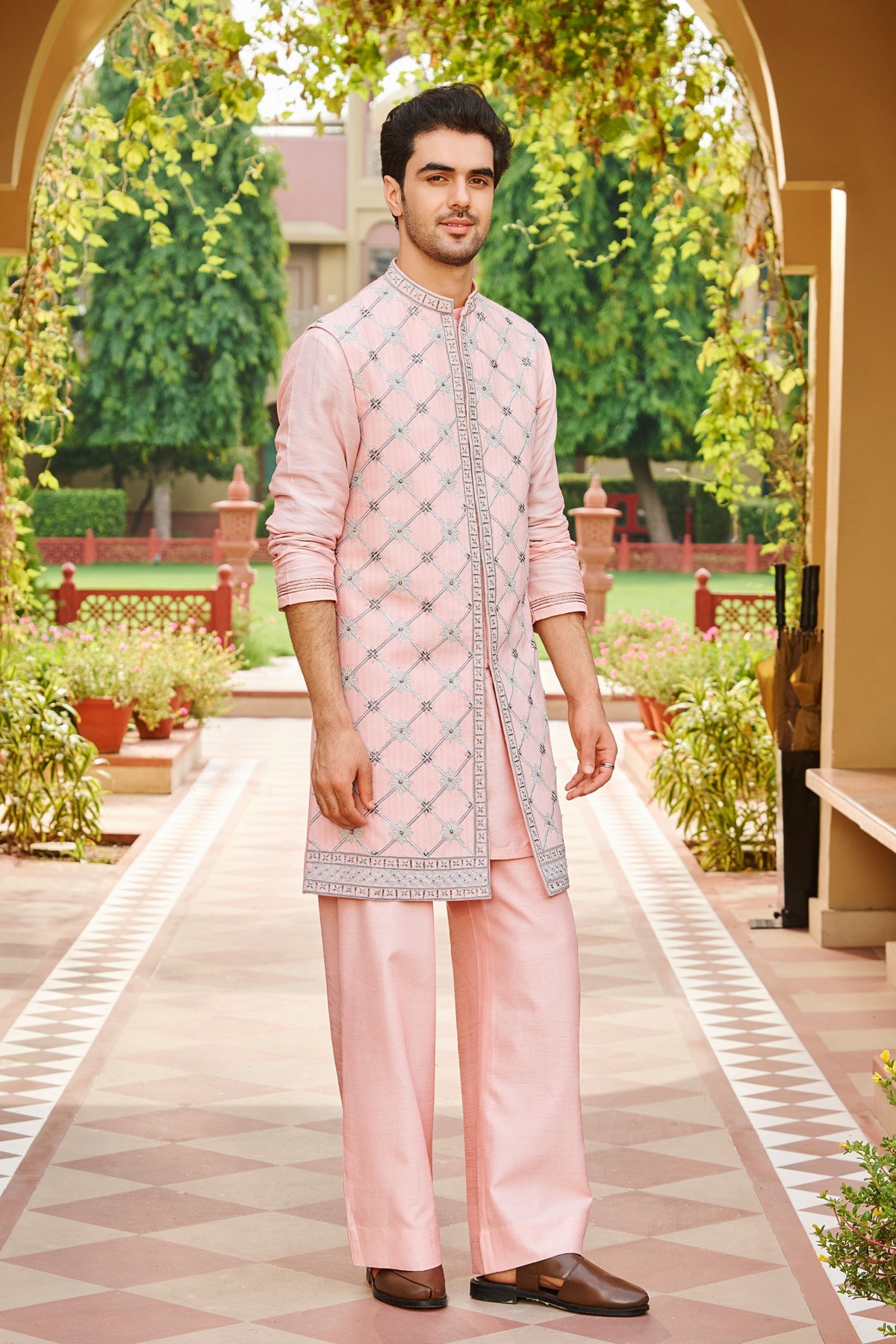 Aafreen Sleeveless Sherwani Set