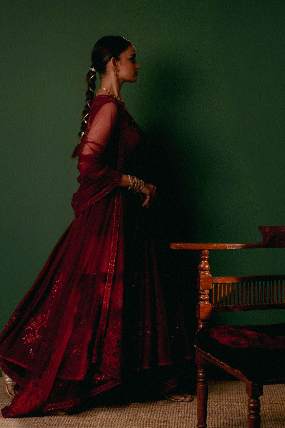 Sindhura Anarkali Set