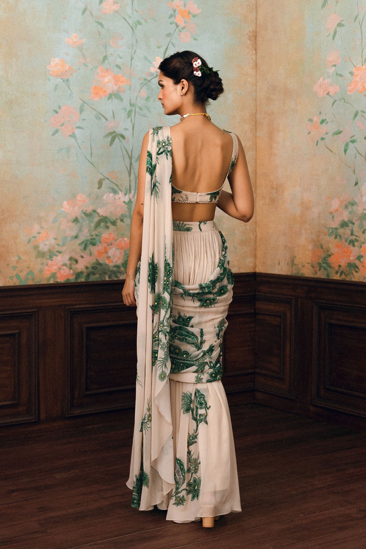 Teresa Drape Saree Set