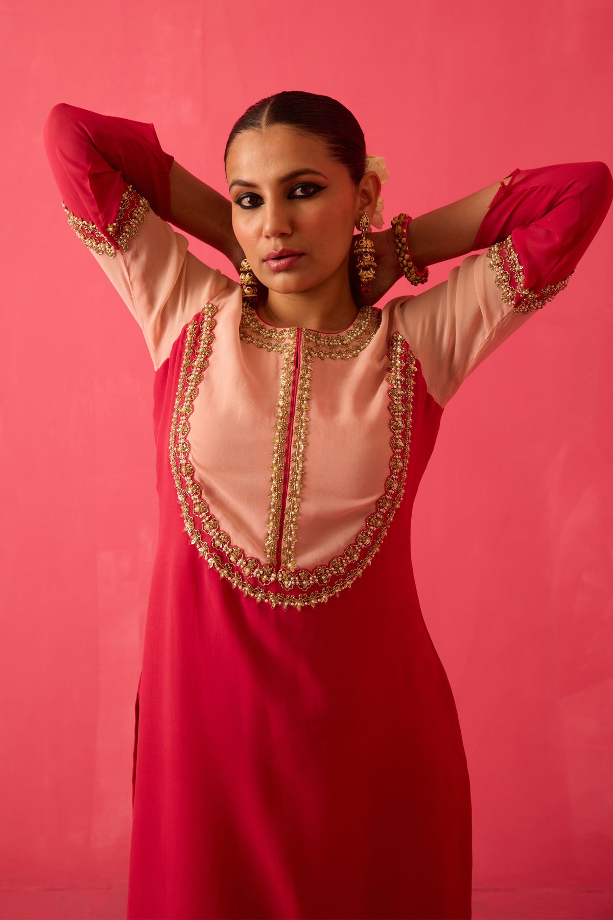 Pink Kurta Set